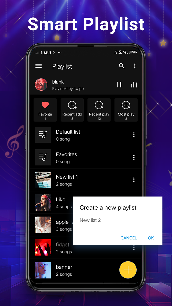 اسکرین شات 5 برنامه Music Player - MP3 Player & EQ