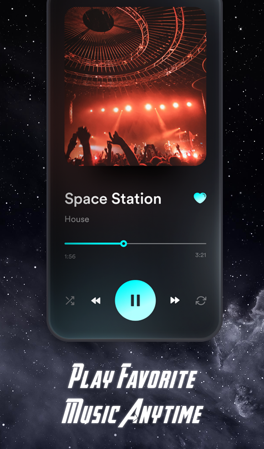 اسکرین شات 2 برنامه Music Player Galaxy MP3 Player