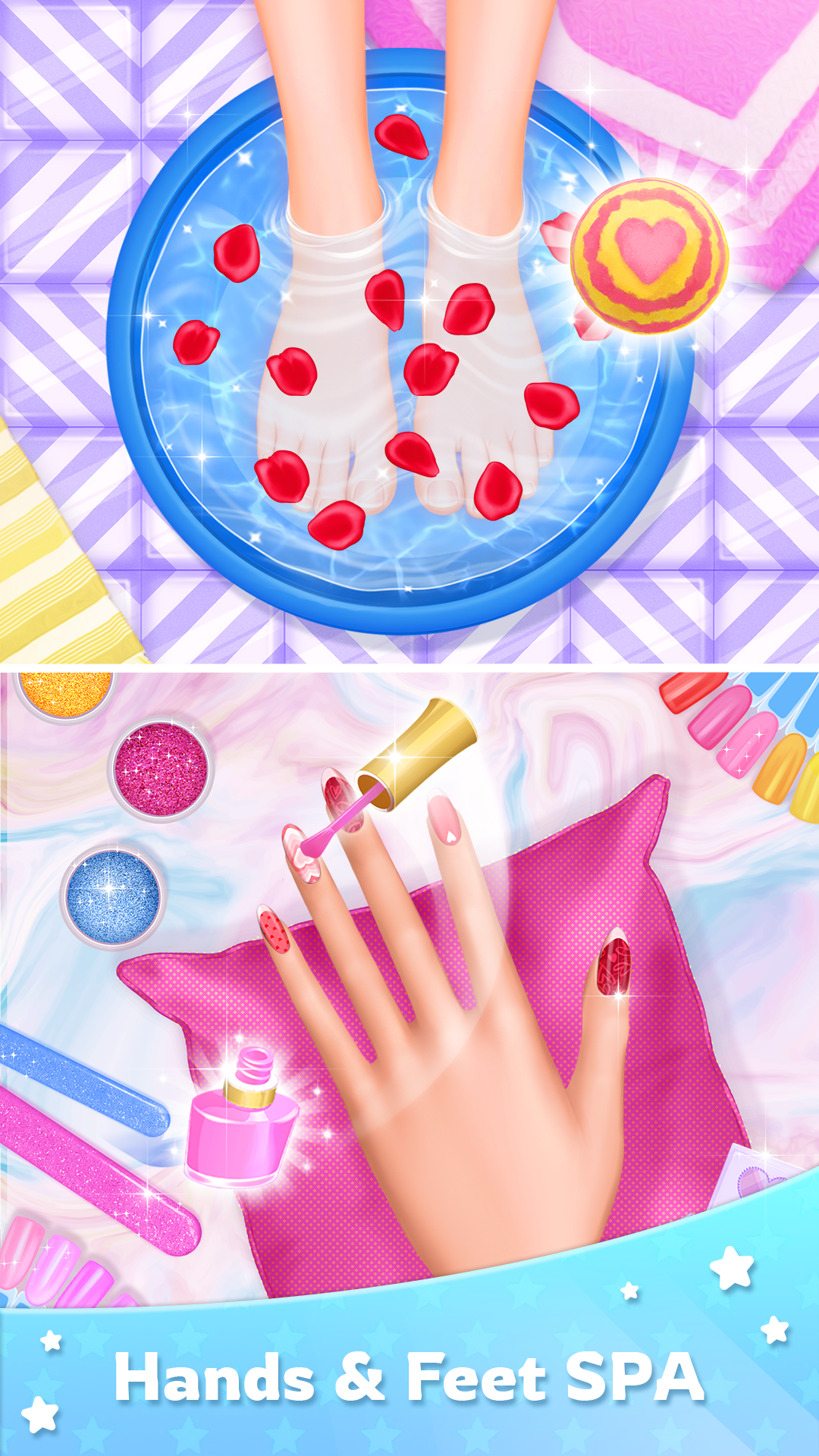 اسکرین شات 2 بازی Eva BFF: Spa Salon & Dress Up