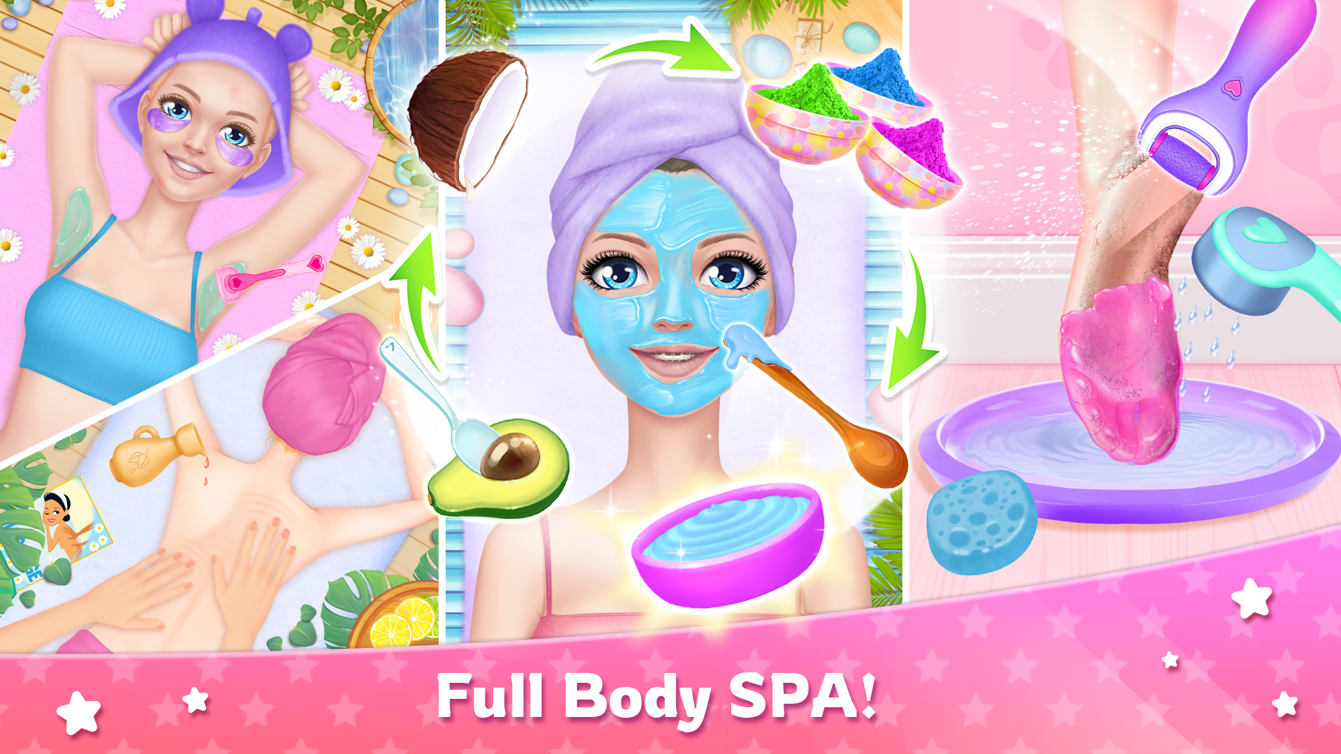 اسکرین شات 8 بازی Eva BFF: Spa Salon & Dress Up