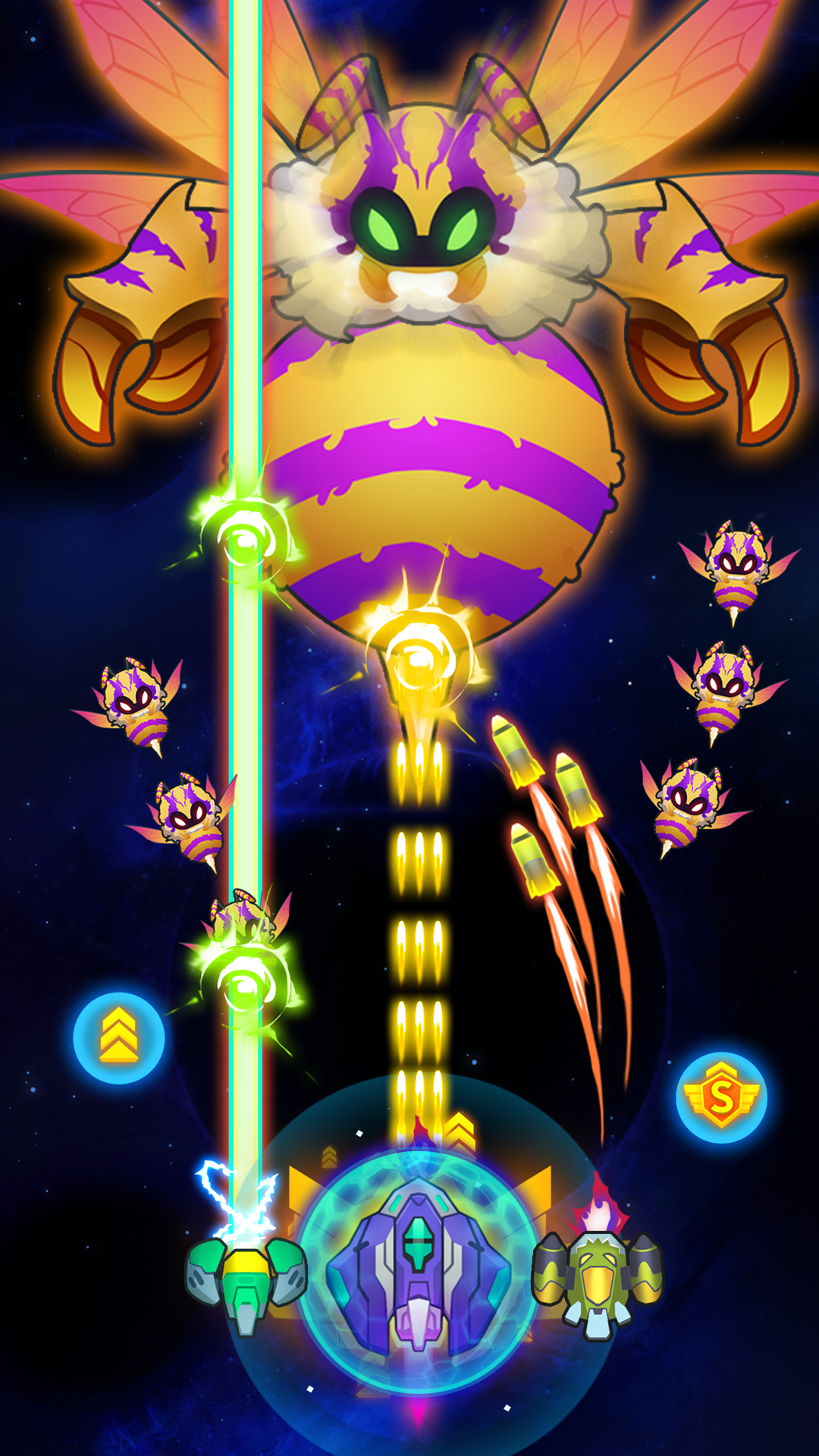 اسکرین شات 1 بازی Insect Invaders: Space Shooter