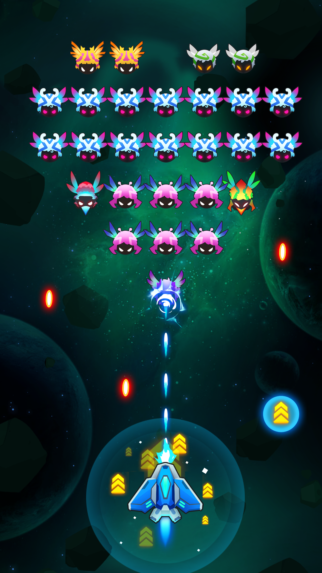 اسکرین شات 4 بازی Insect Invaders: Space Shooter