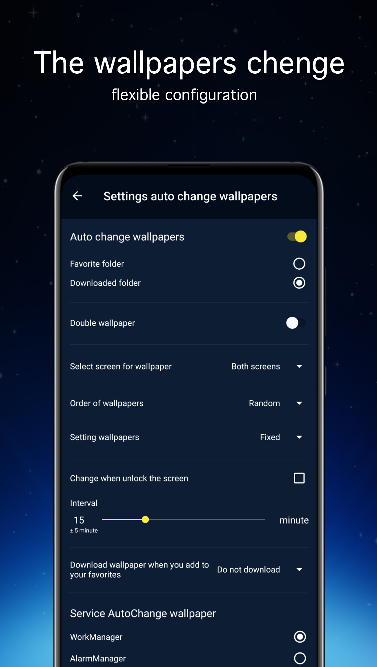 اسکرین شات 5 برنامه Space Wallpapers 4K