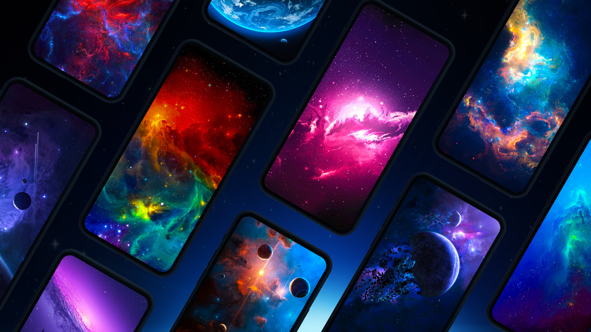 اسکرین شات 1 برنامه Space Wallpapers 4K