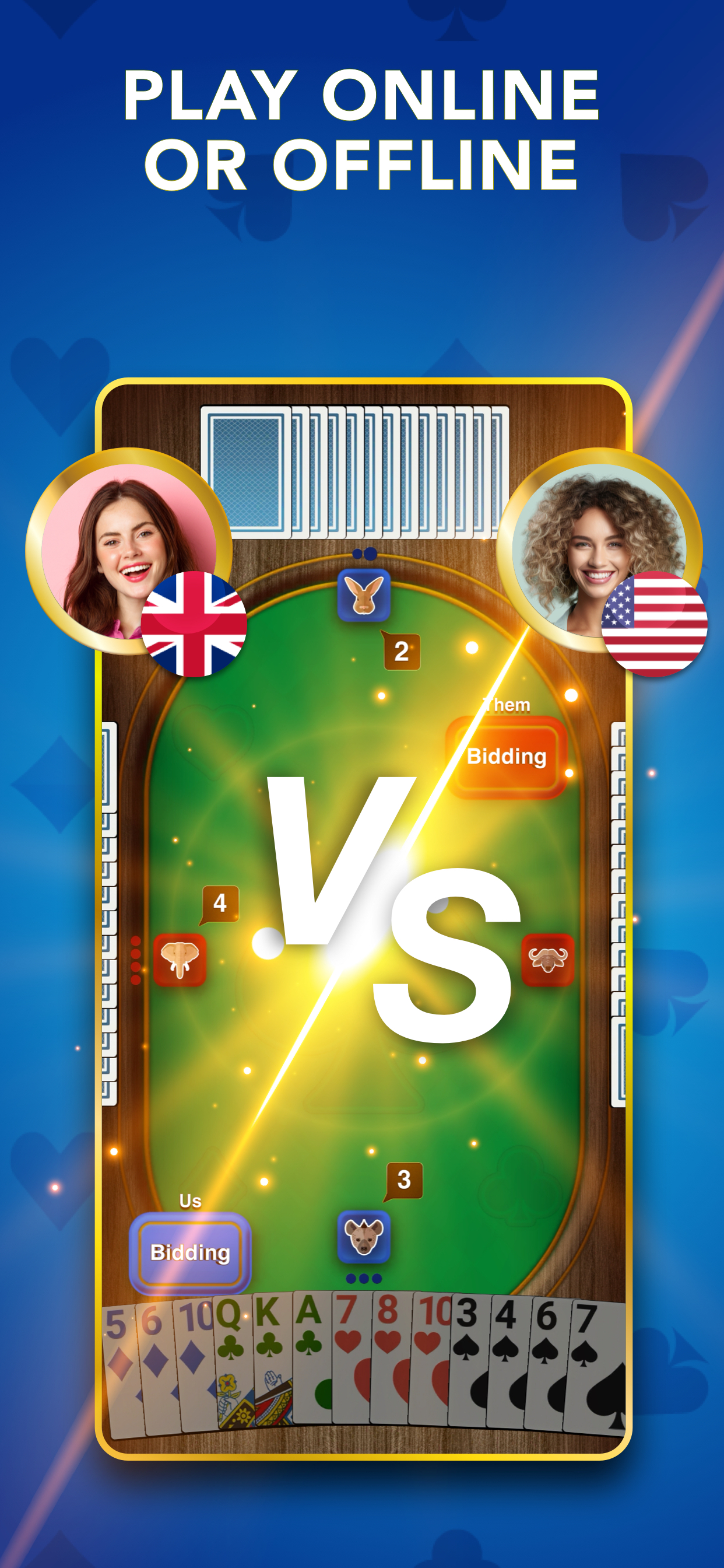 اسکرین شات 2 بازی Spades - Classic Card Game