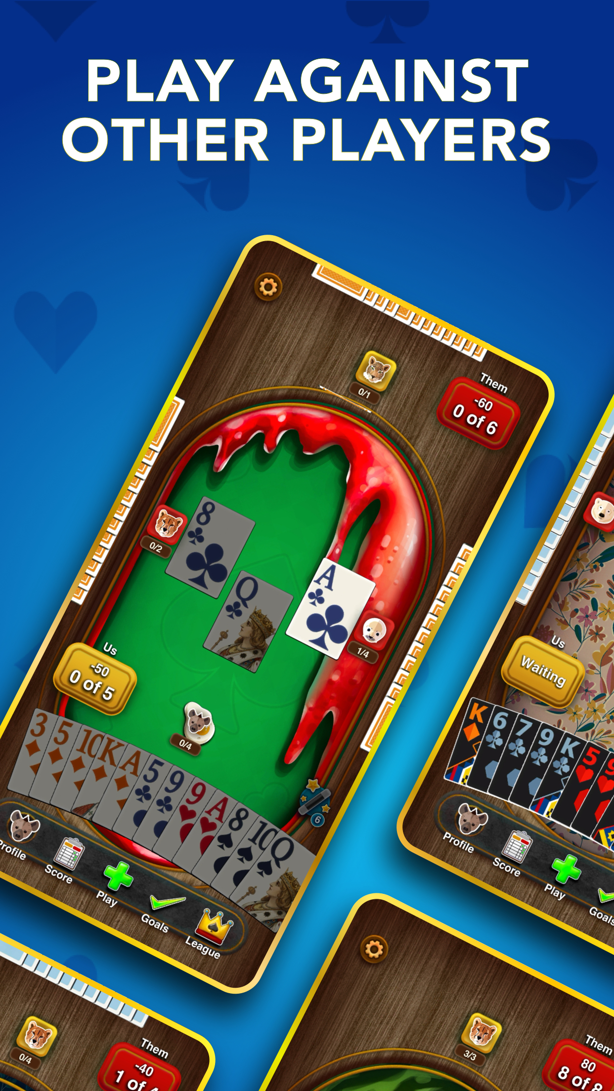 اسکرین شات 3 بازی Spades - Classic Card Game