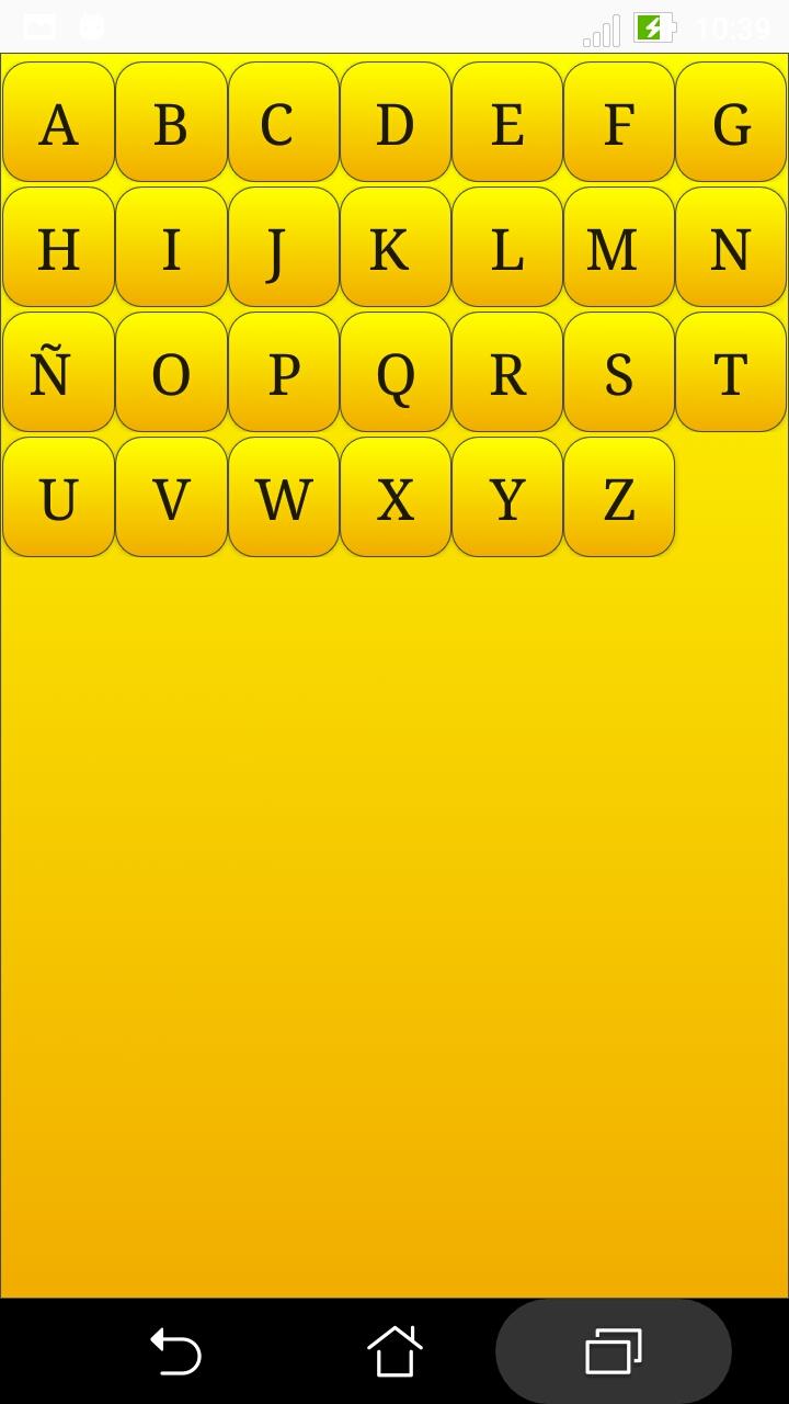اسکرین شات 4 برنامه Spanish alphabet for students