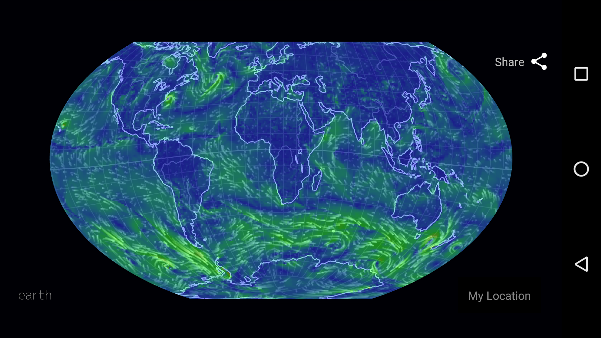 اسکرین شات 7 برنامه Wind Map Hurricane Tracker, 3D