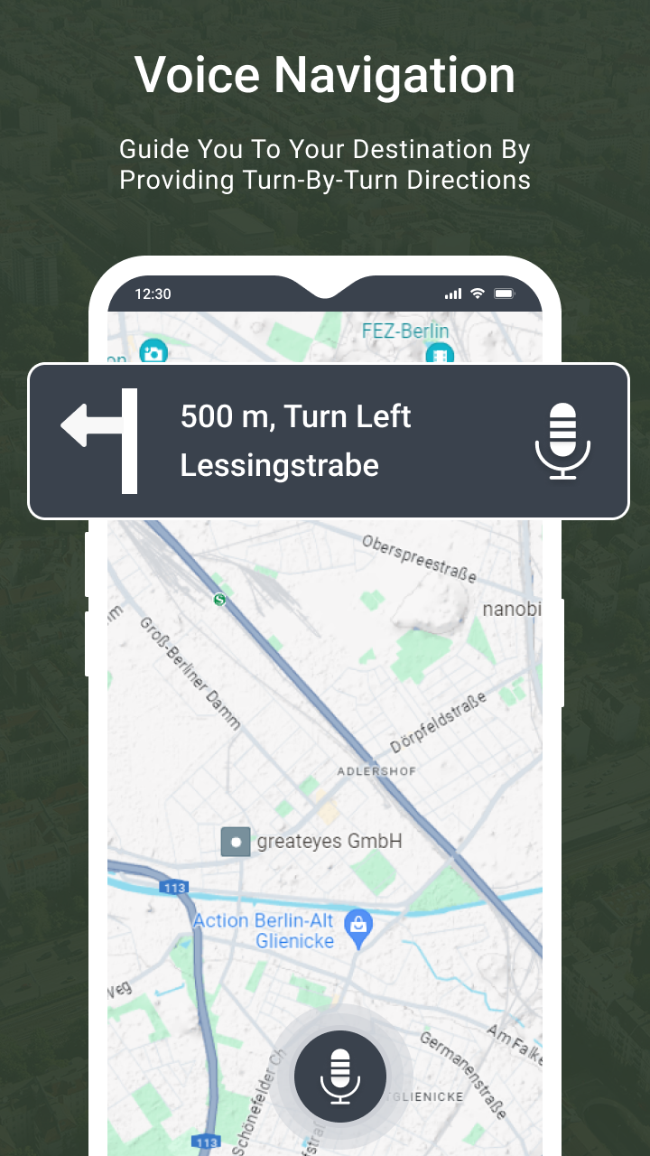 اسکرین شات 6 برنامه Voice GPS & Driving Direction