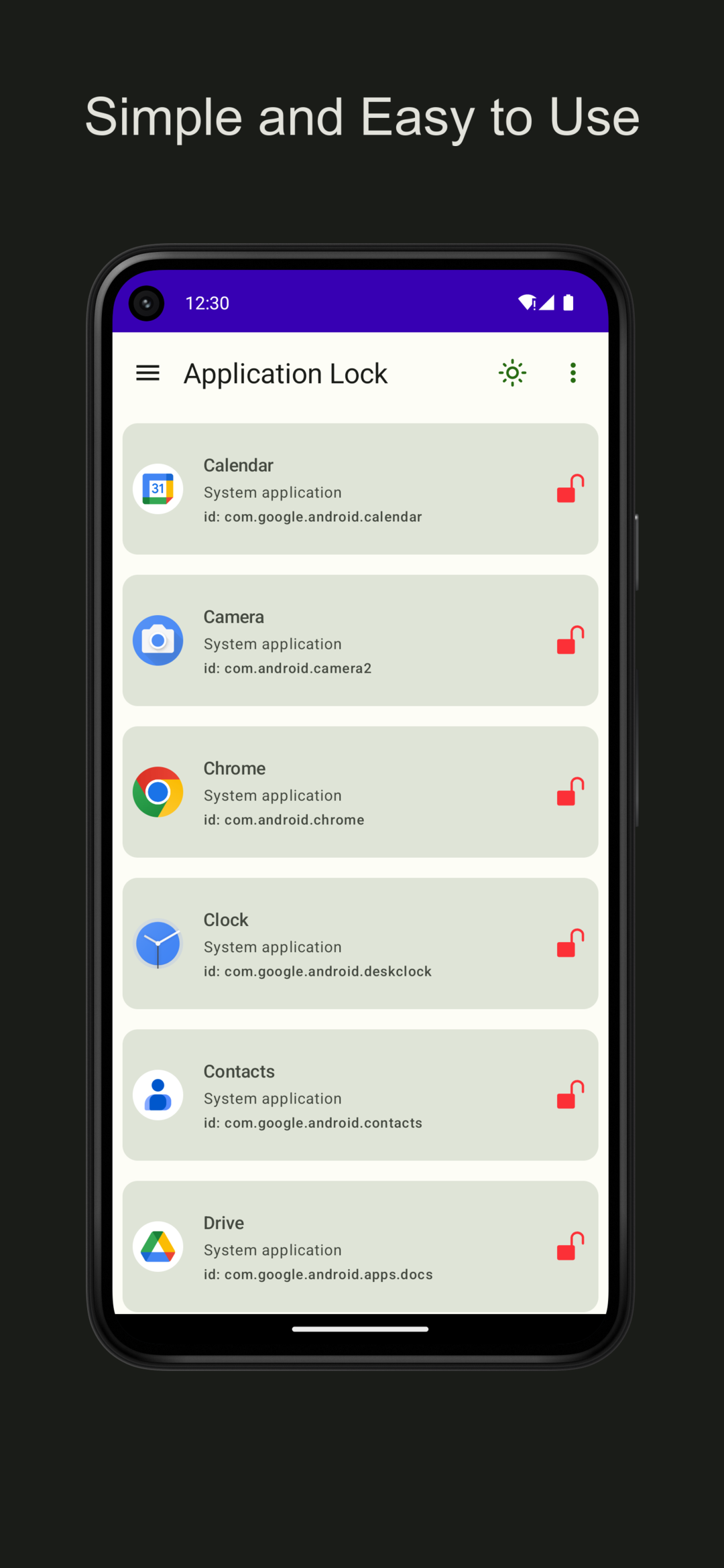 اسکرین شات 5 برنامه Fingerprint Pattern App Lock