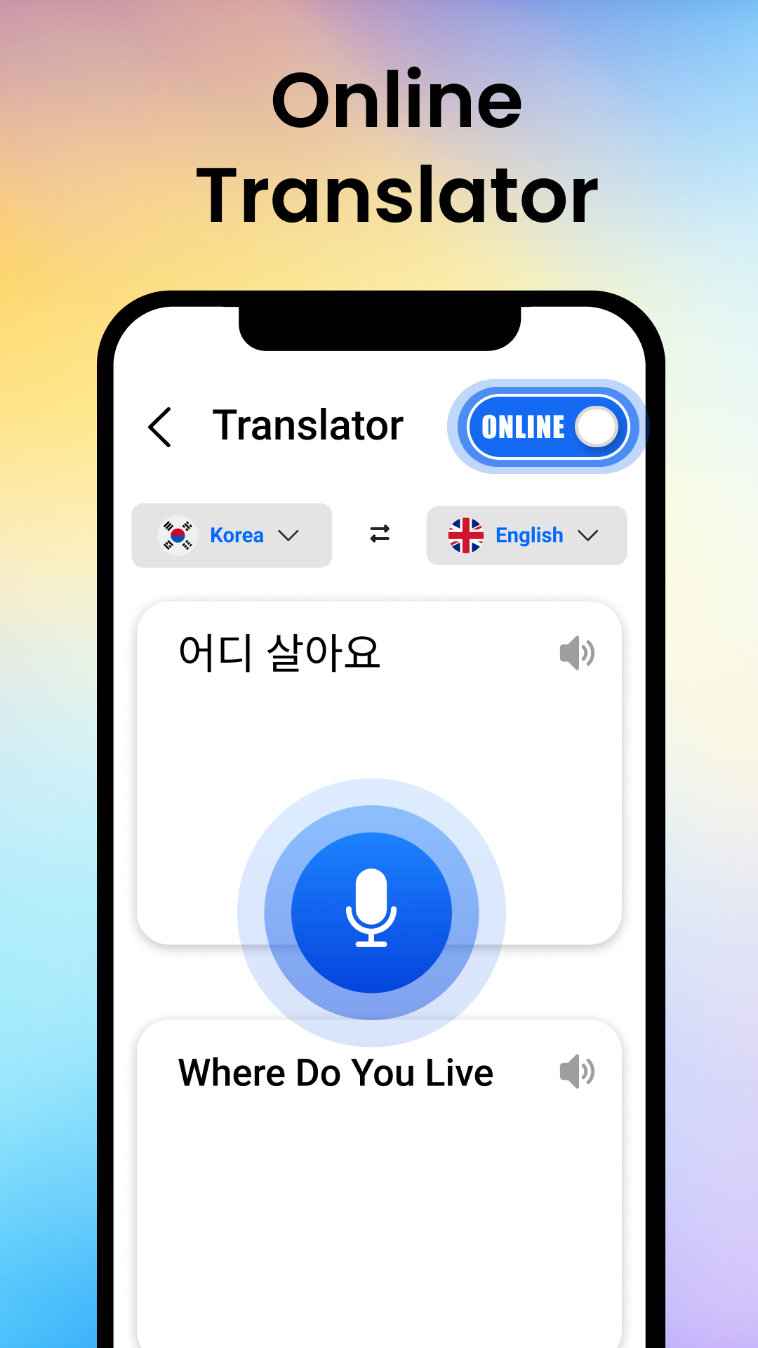 اسکرین شات 5 برنامه Voice translator all language