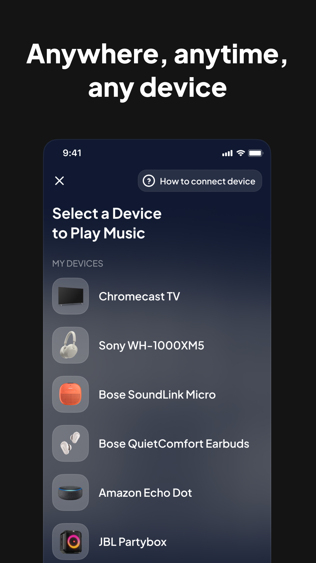 اسکرین شات 2 برنامه Speaker Connect for Boseapp
