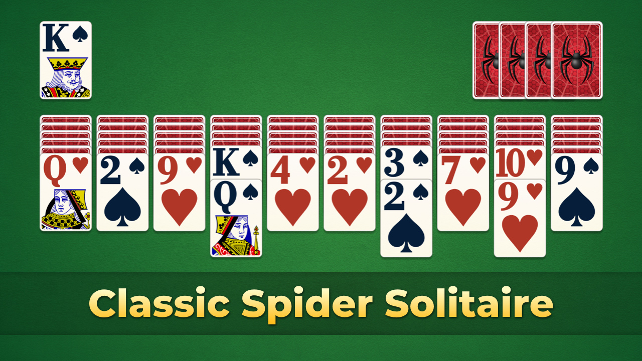 اسکرین شات 1 بازی Spider Solitaire Classic Games