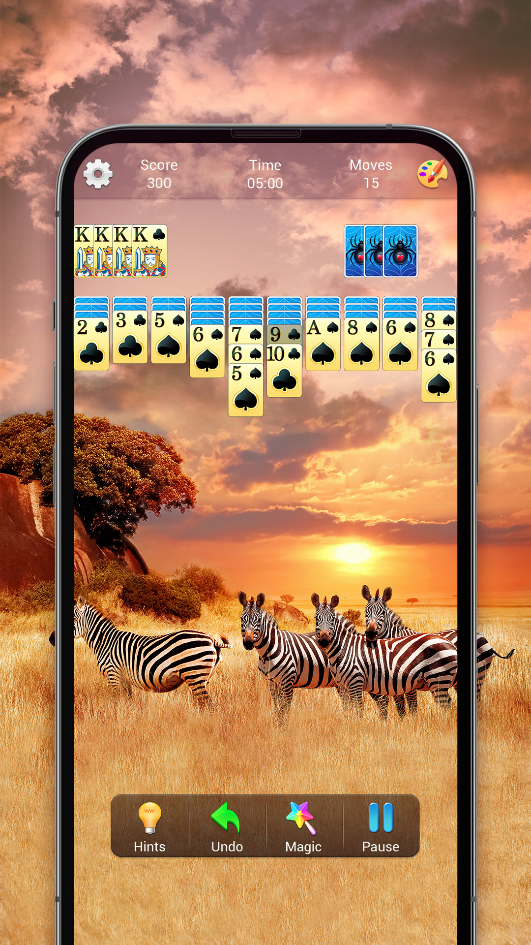 اسکرین شات 6 بازی Spider Solitaire