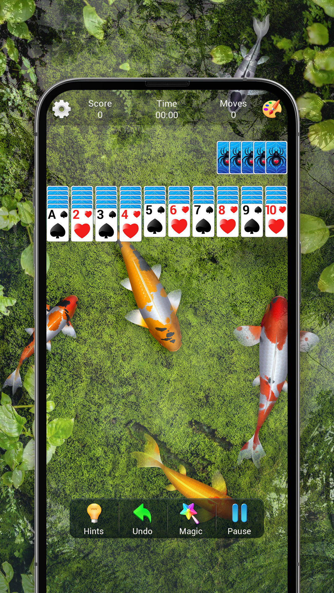 اسکرین شات 5 بازی Spider Solitaire