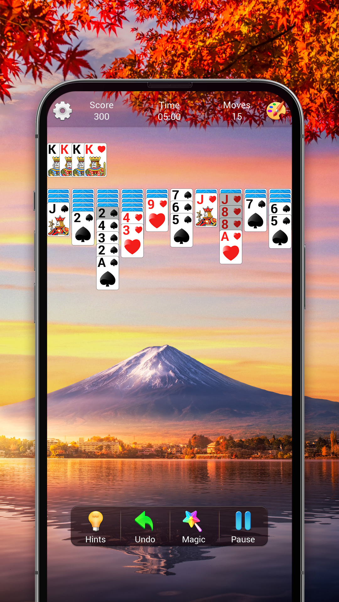 اسکرین شات 4 بازی Spider Solitaire