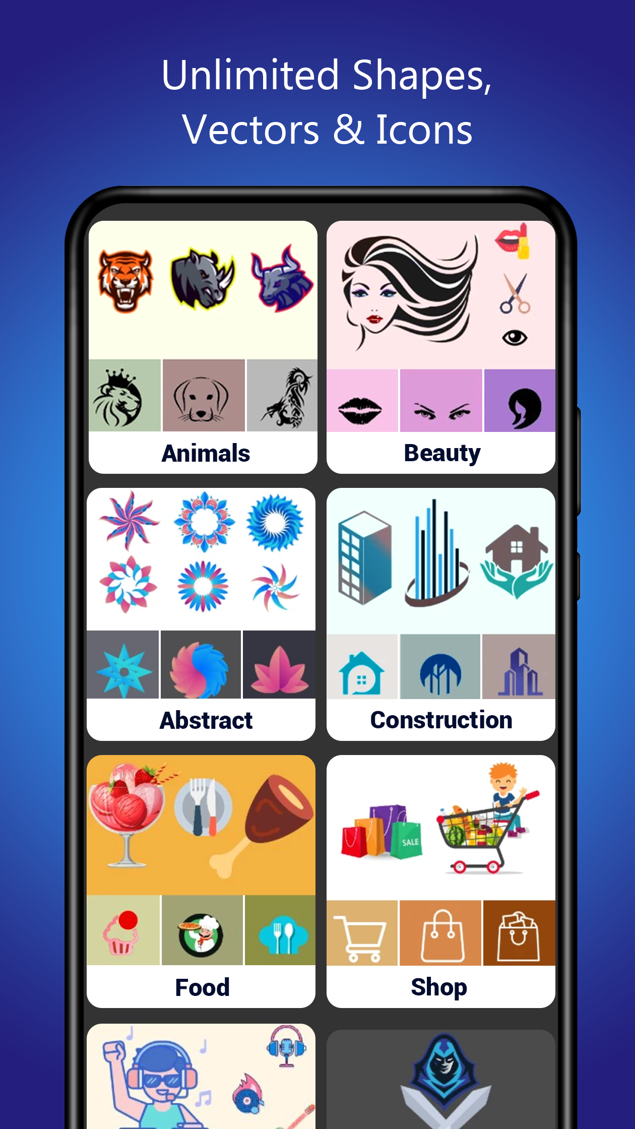 اسکرین شات 3 برنامه Logo maker Design Logo creator