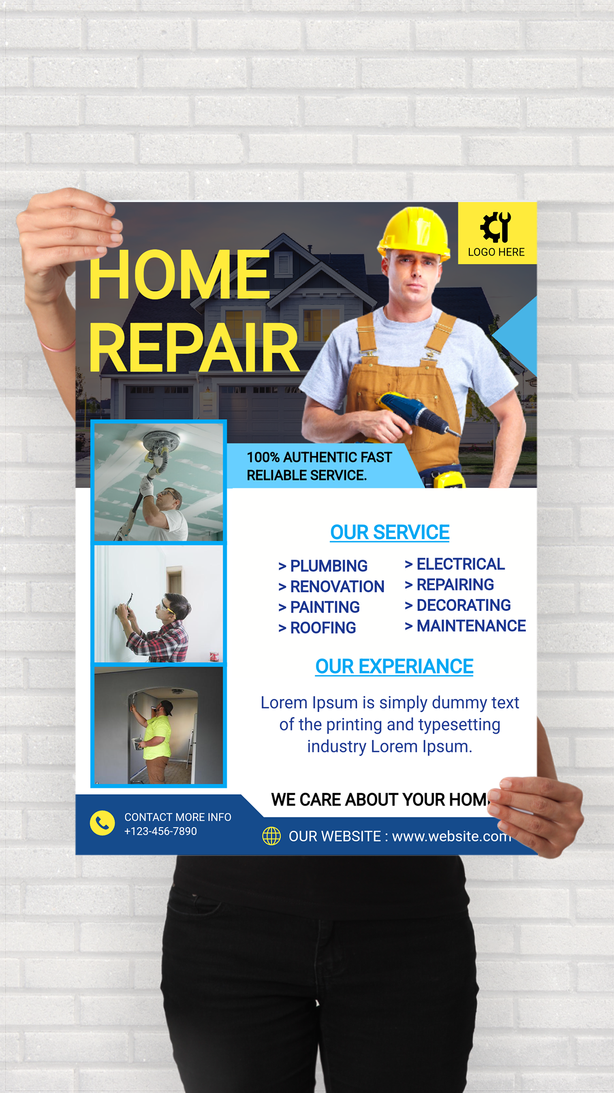 اسکرین شات 3 برنامه Poster maker, Flyer, Banner