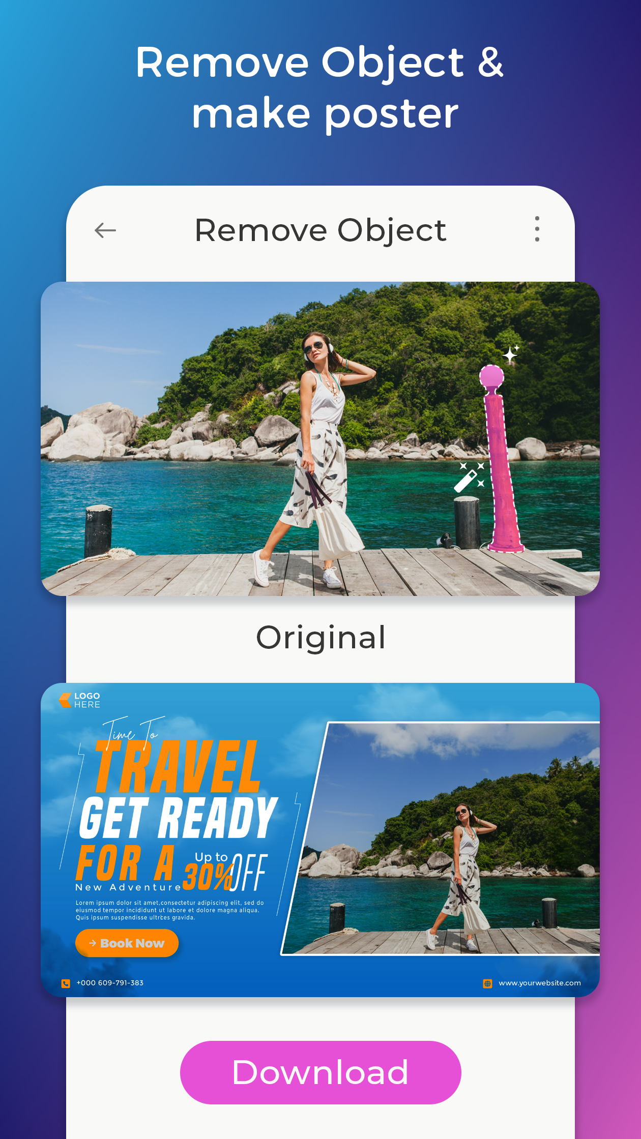 اسکرین شات 7 برنامه Poster maker, Flyer, Banner
