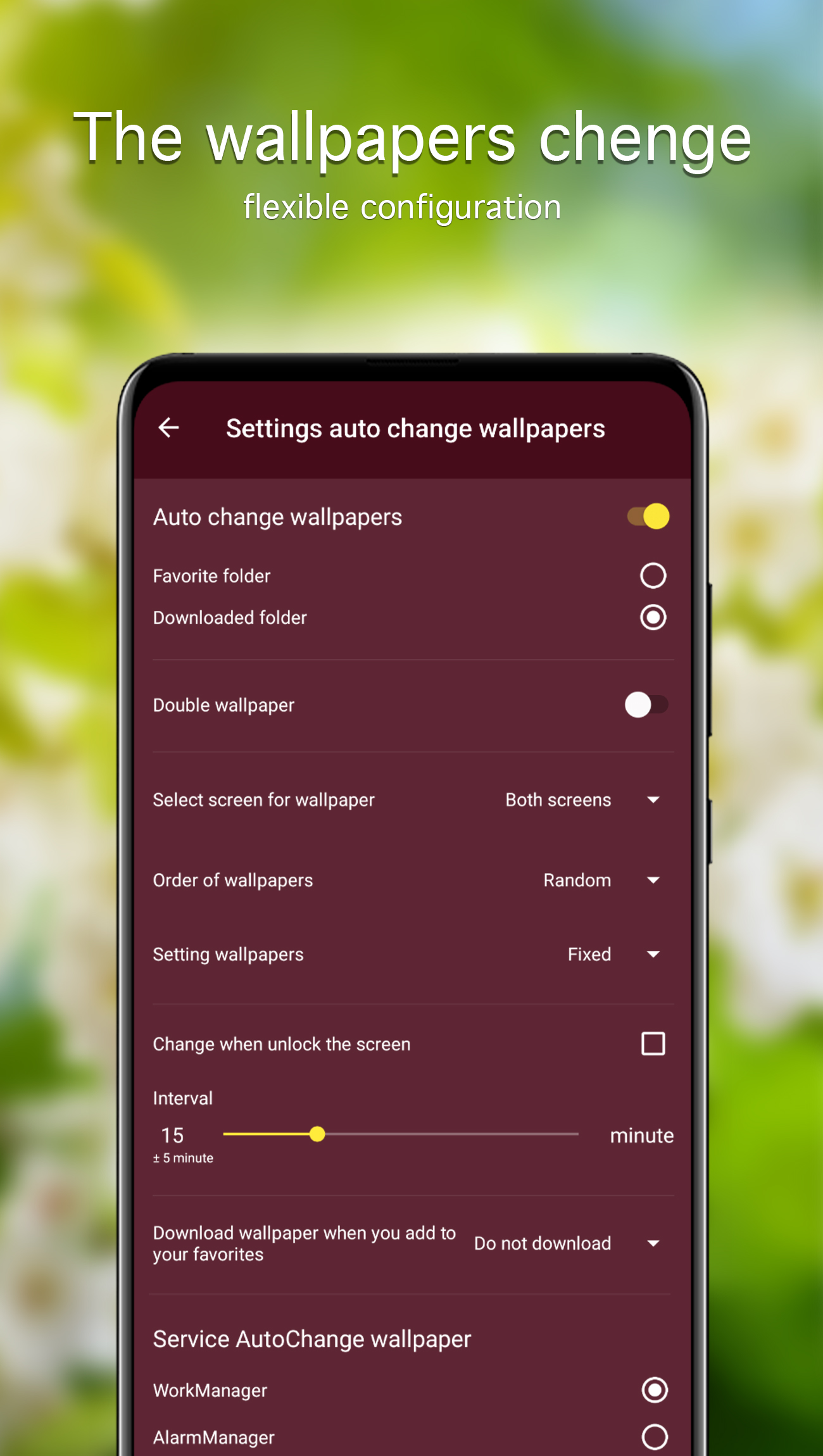 اسکرین شات 5 برنامه Spring Wallpapers 4K