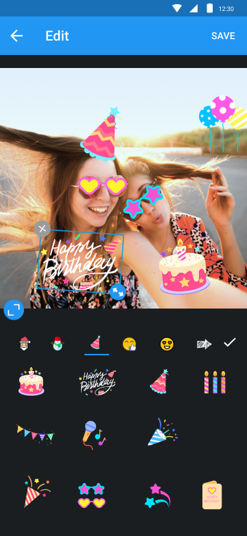 اسکرین شات 5 برنامه Pic Grid: Collage Maker