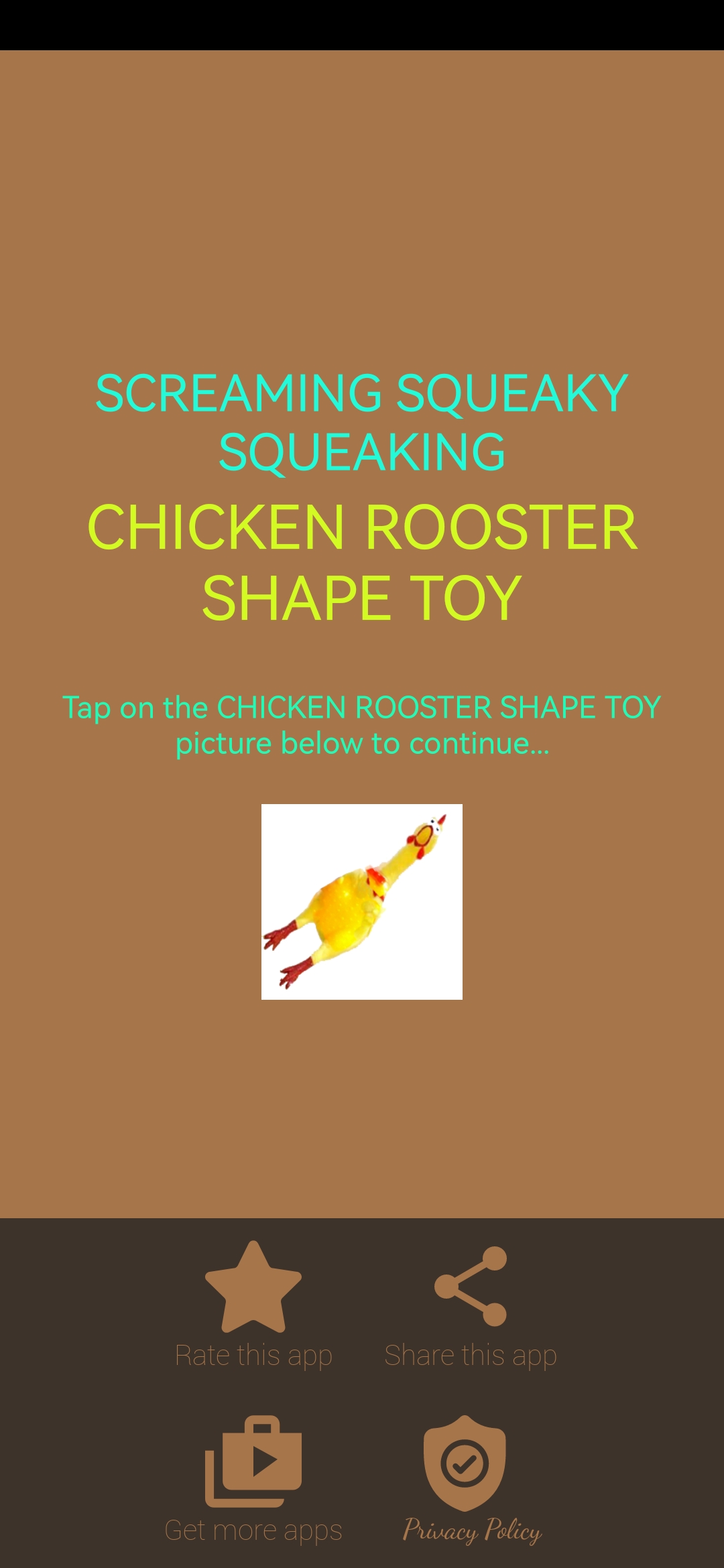 اسکرین شات 4 برنامه Chicken Screaming Sound