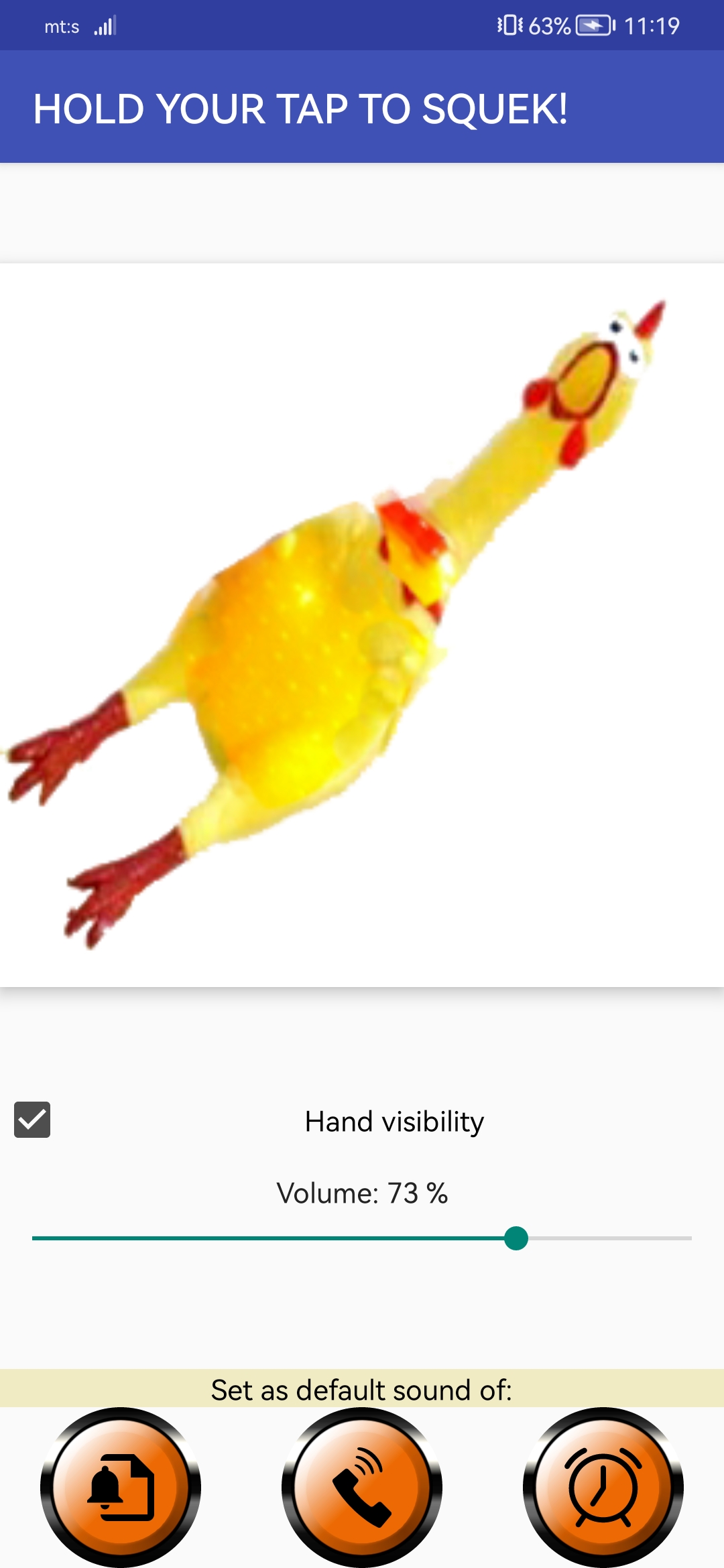 اسکرین شات 2 برنامه Chicken Screaming Sound