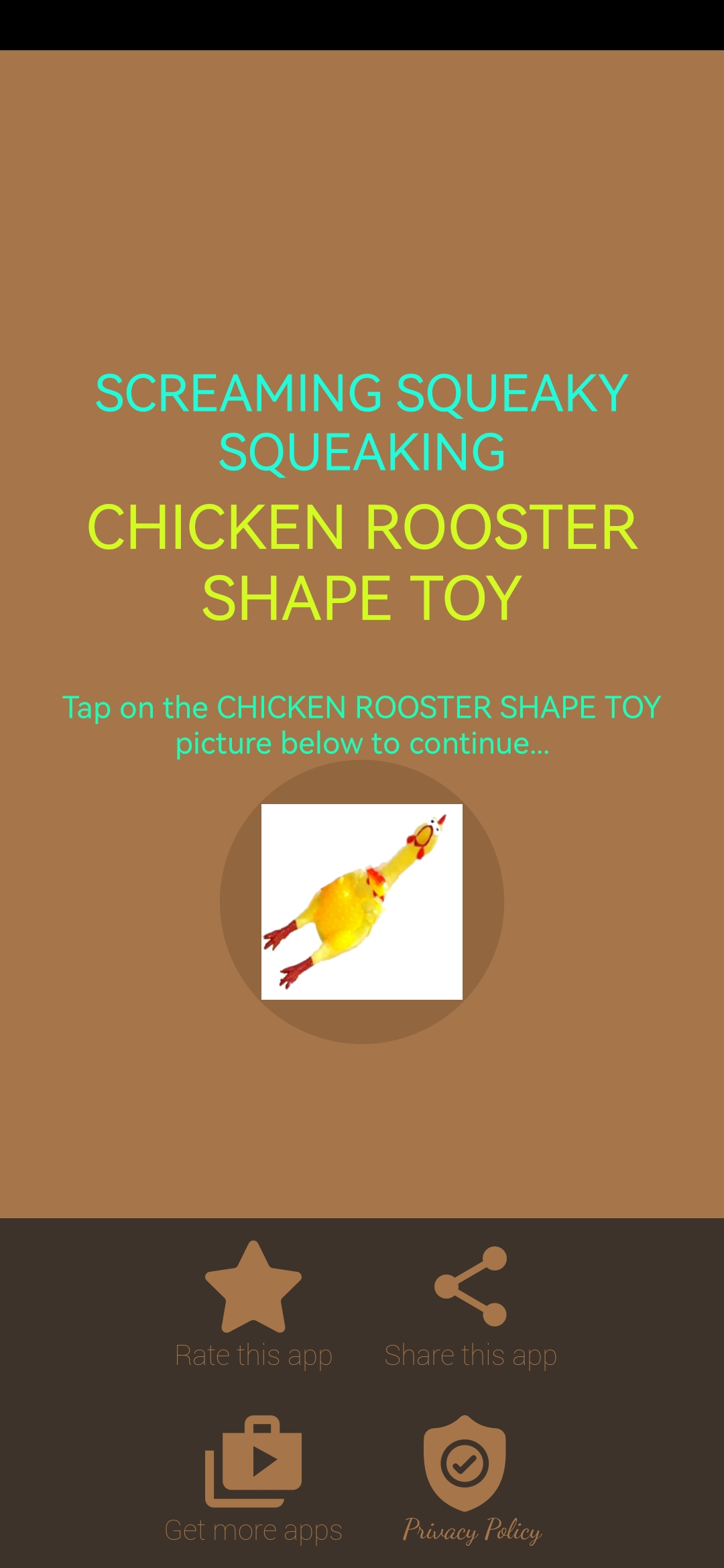 اسکرین شات 1 برنامه Chicken Screaming Sound