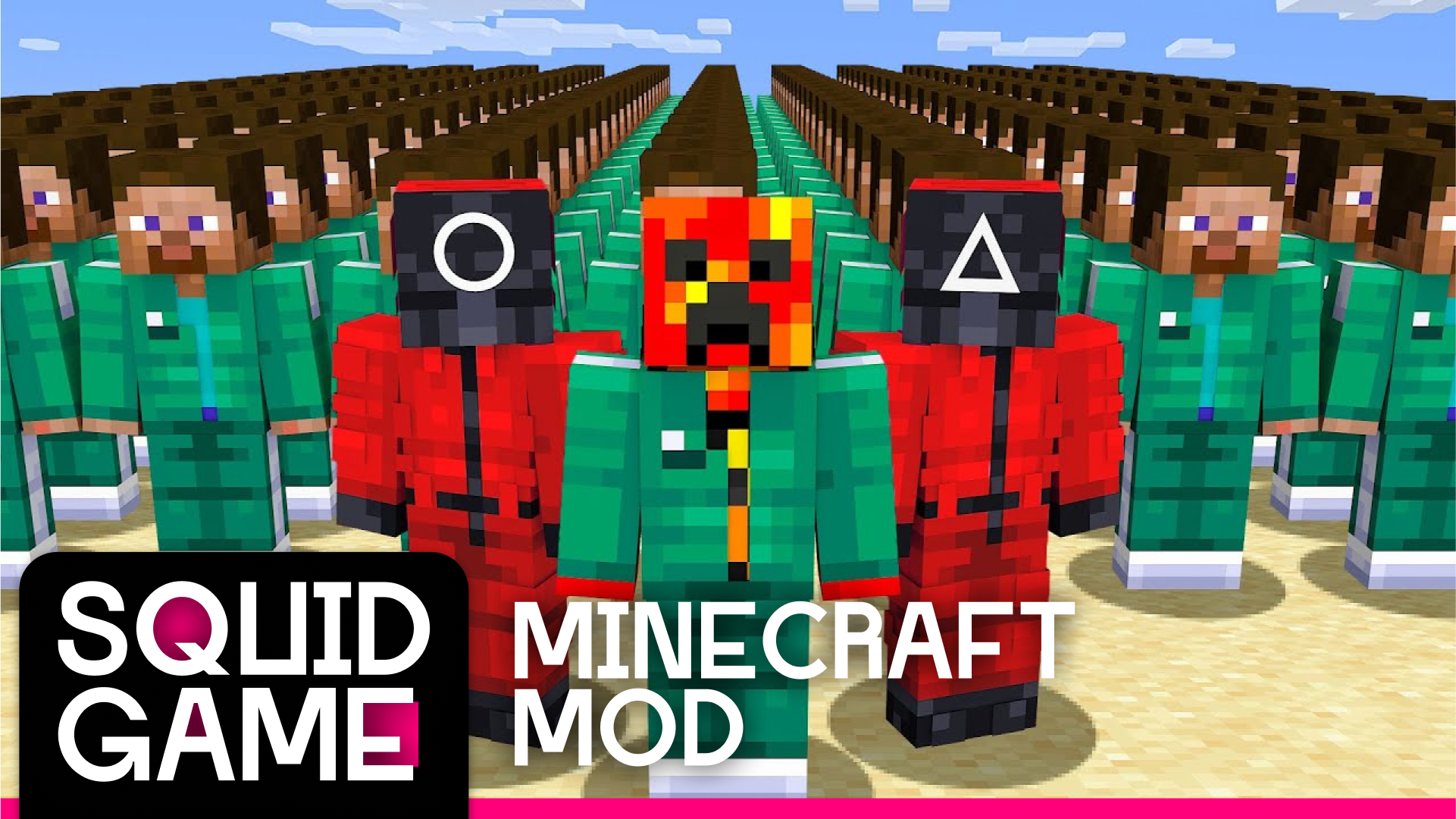 اسکرین شات 1 برنامه Squid game in minecraft