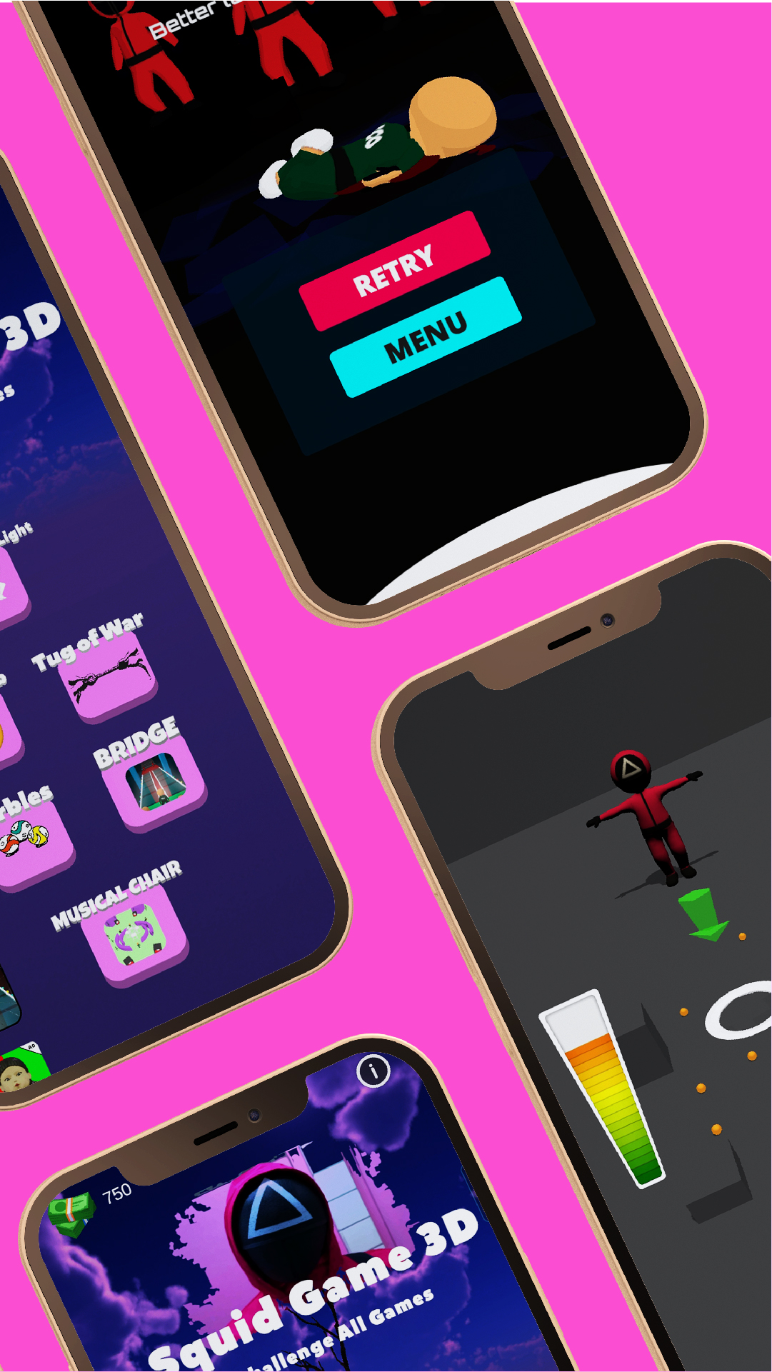 اسکرین شات 8 بازی Squid 3D Game: All Squid Games