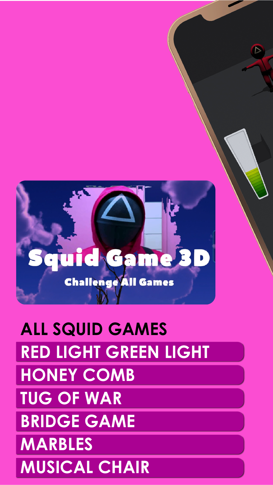 اسکرین شات 6 بازی Squid 3D Game: All Squid Games