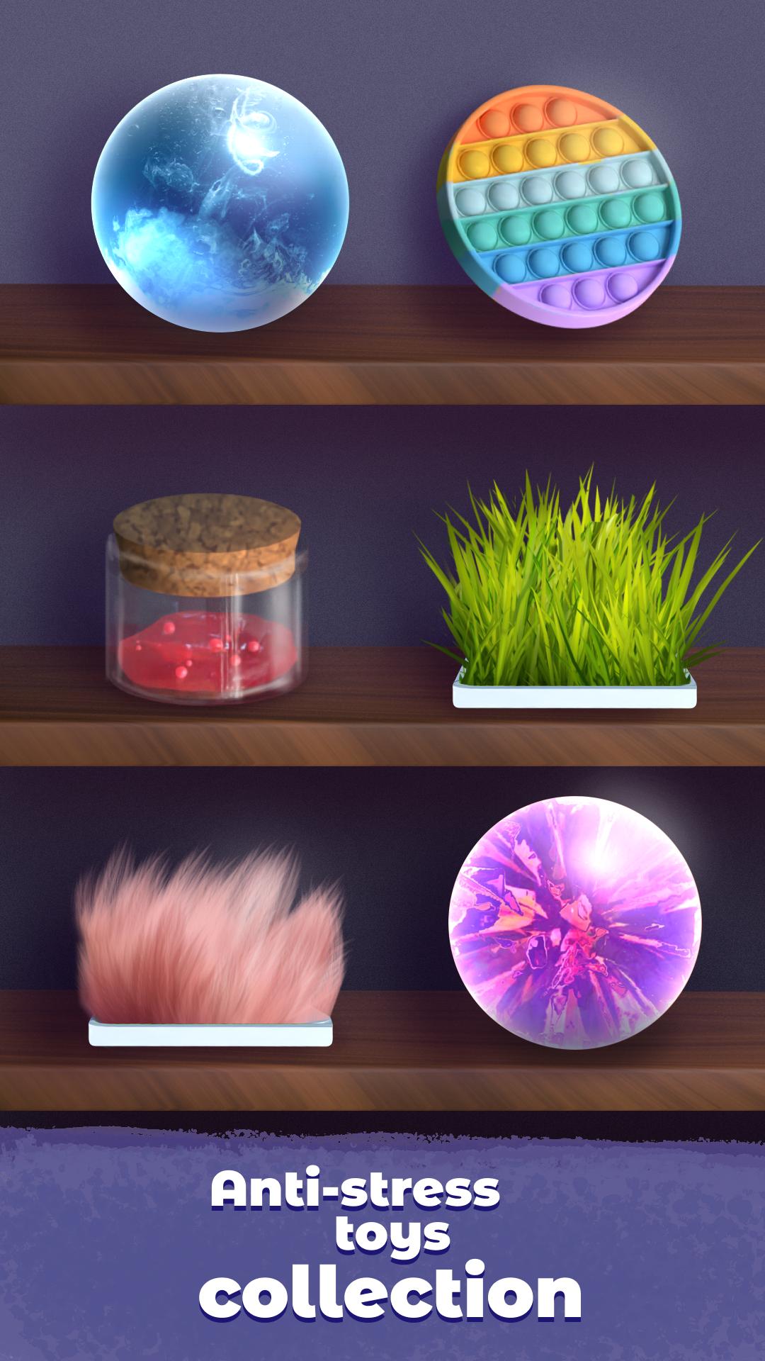اسکرین شات 1 برنامه Squishy toy - antistress slime