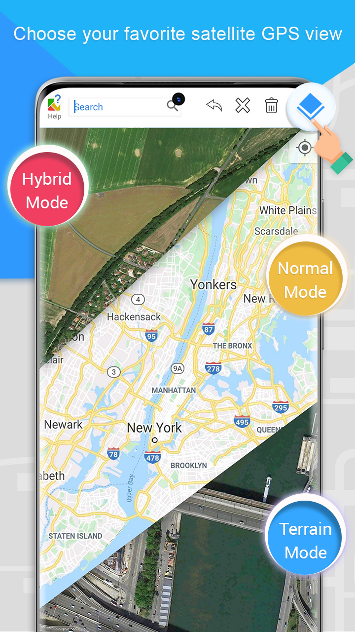 اسکرین شات 3 برنامه Gps Area Measurement