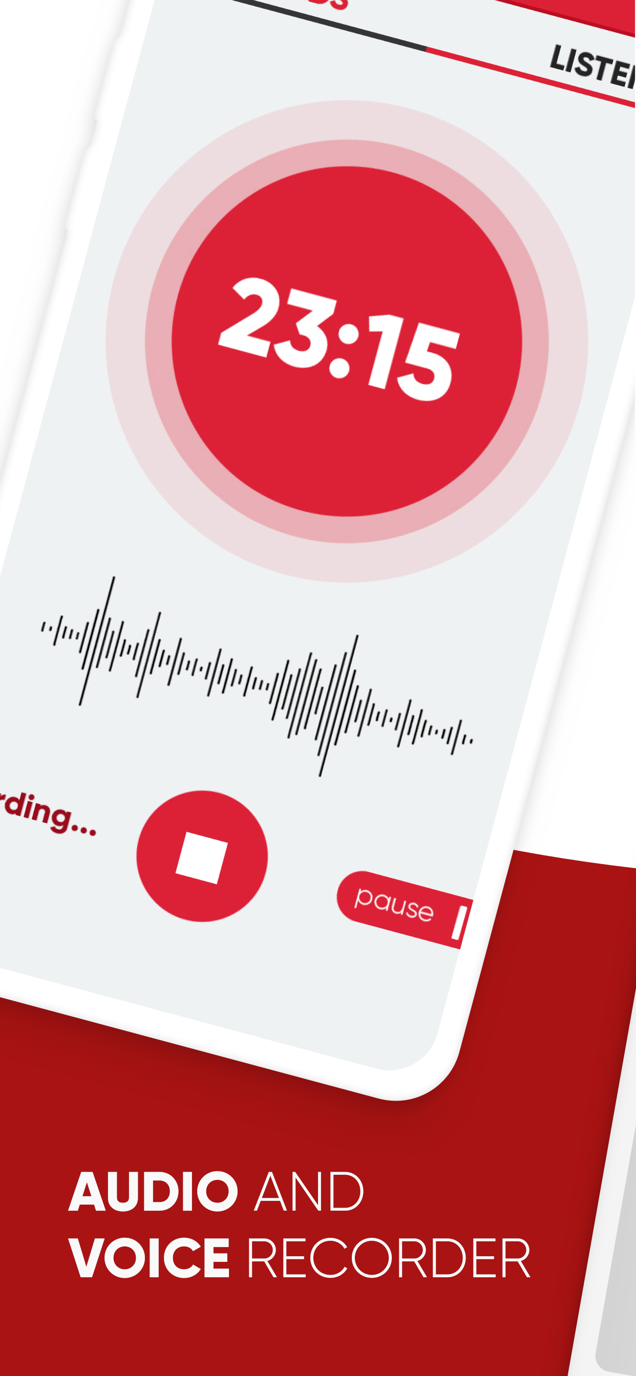 اسکرین شات 3 برنامه Voice Recorder & Voice Memos