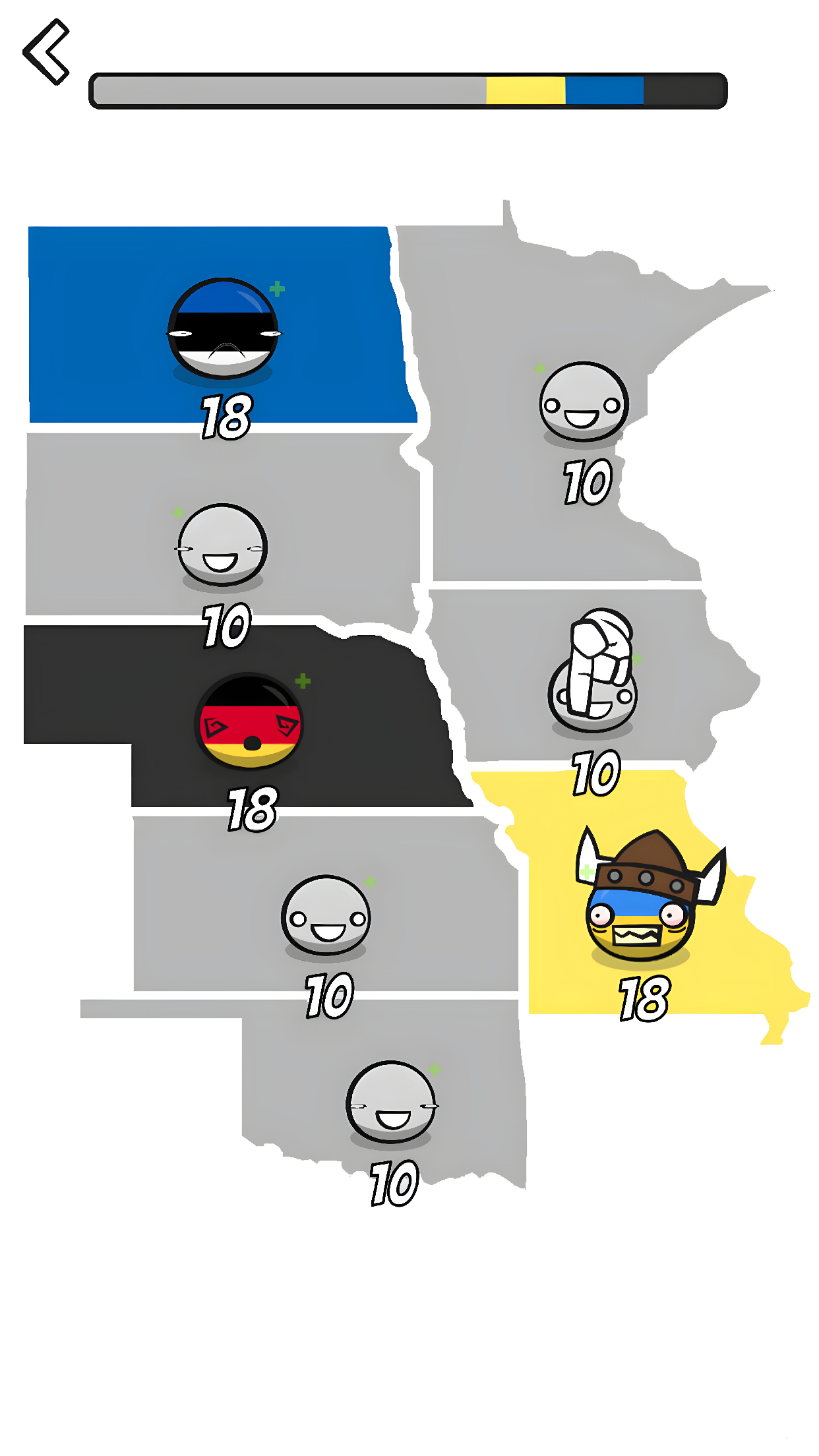 اسکرین شات 3 بازی Country Balls Io: Battle Arena