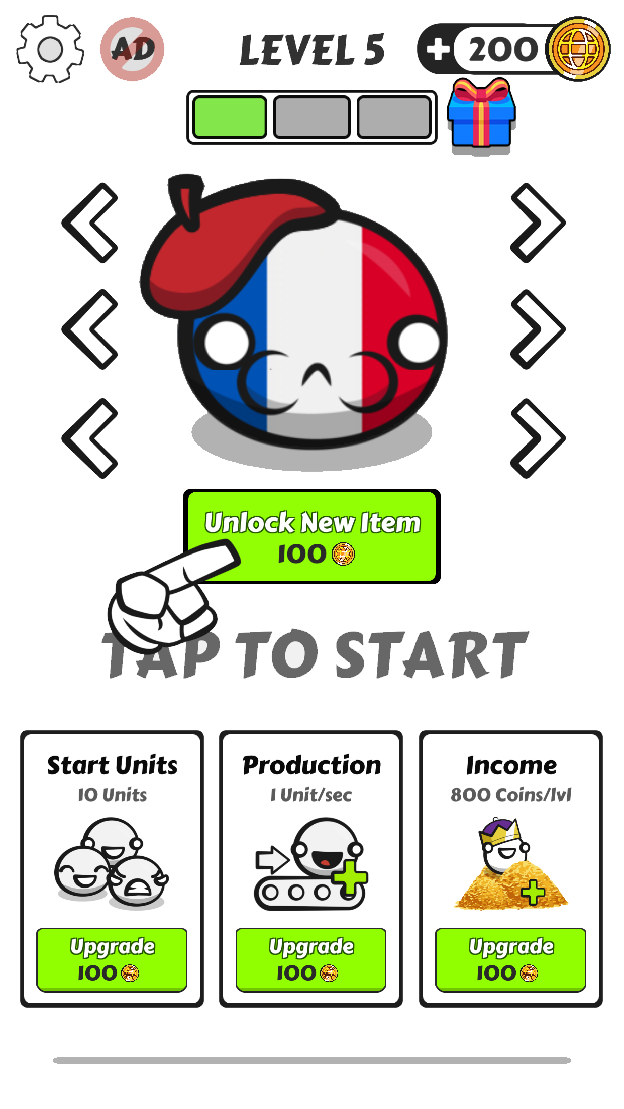 اسکرین شات 2 بازی Country Balls Io: Battle Arena