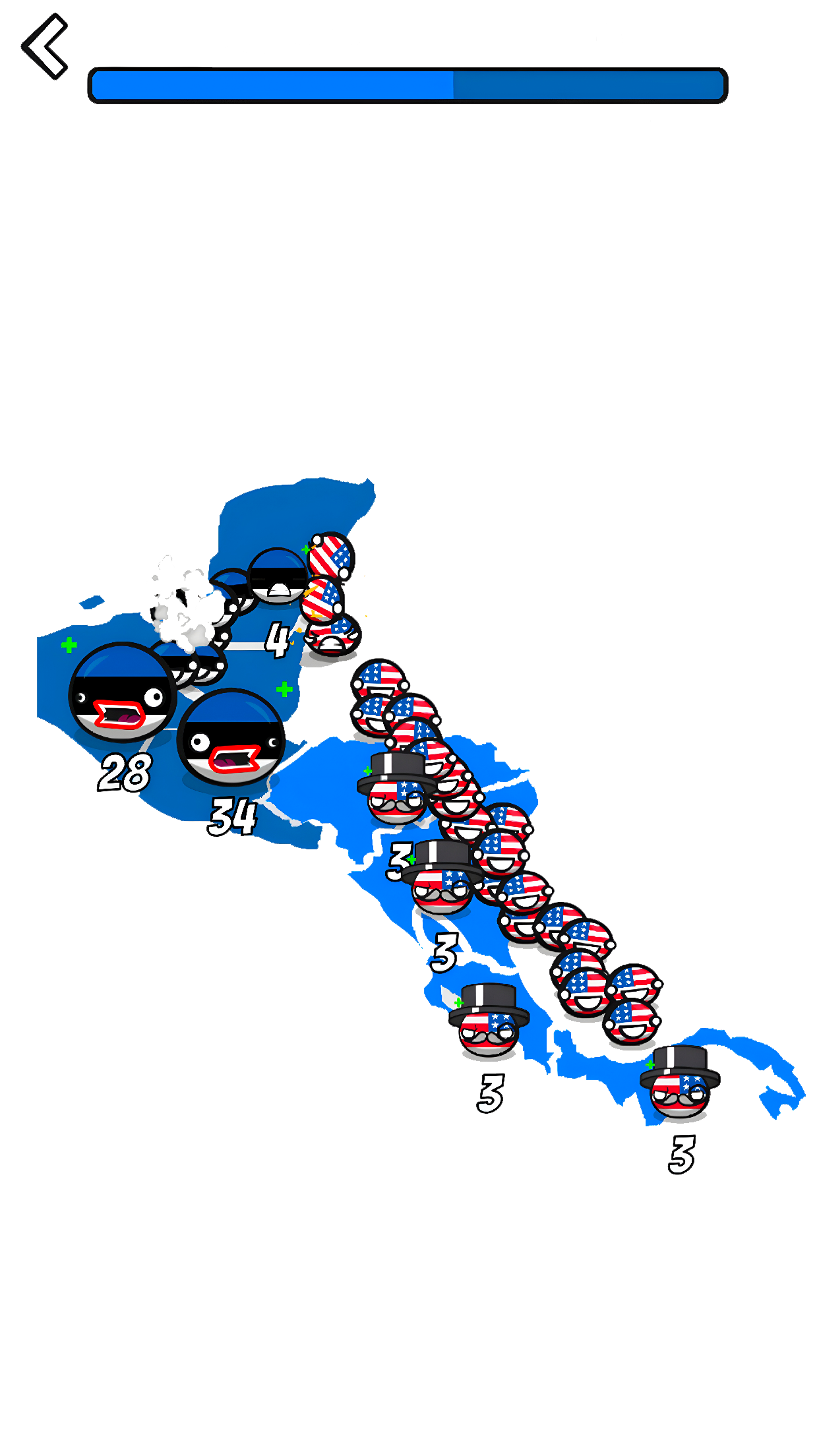 اسکرین شات 6 بازی Country Balls Io: Battle Arena