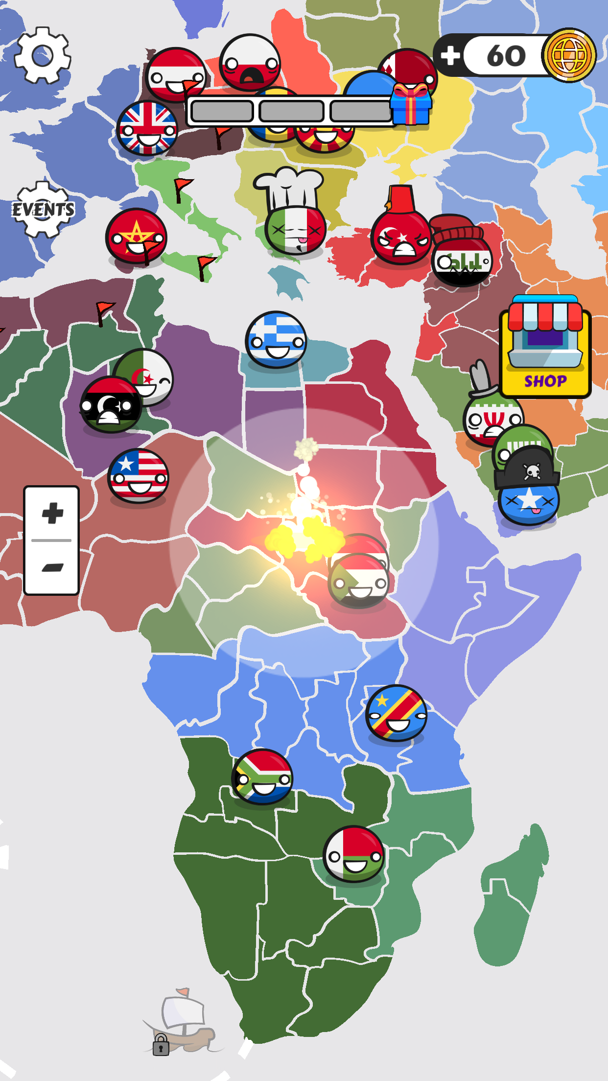 اسکرین شات بازی Country Balls: World War 4