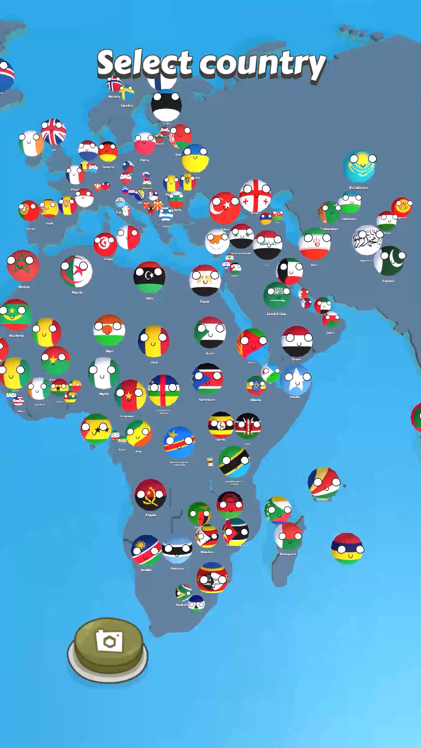 اسکرین شات 1 بازی Country Balls: Idle War 3D