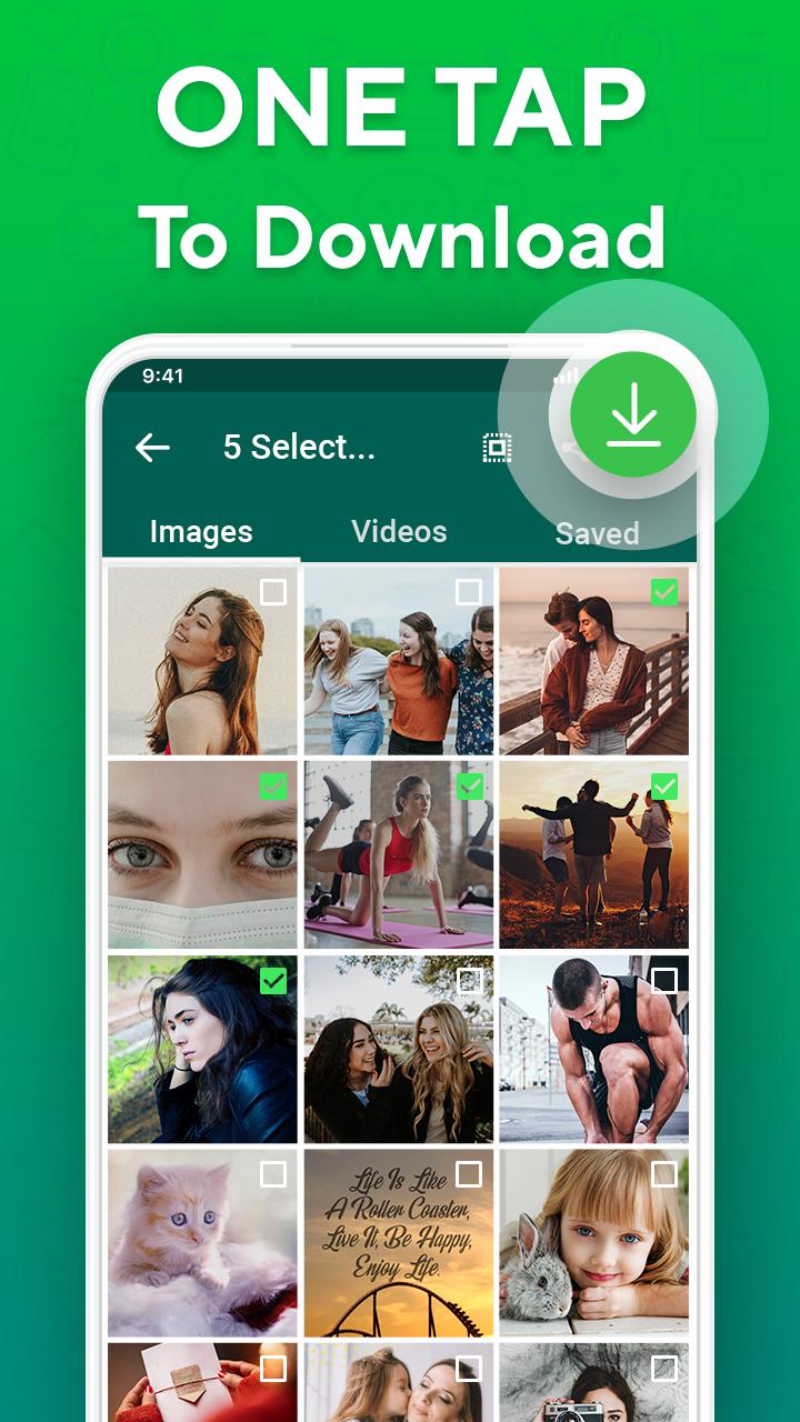 اسکرین شات 5 برنامه WA.Status Saver - Downloader