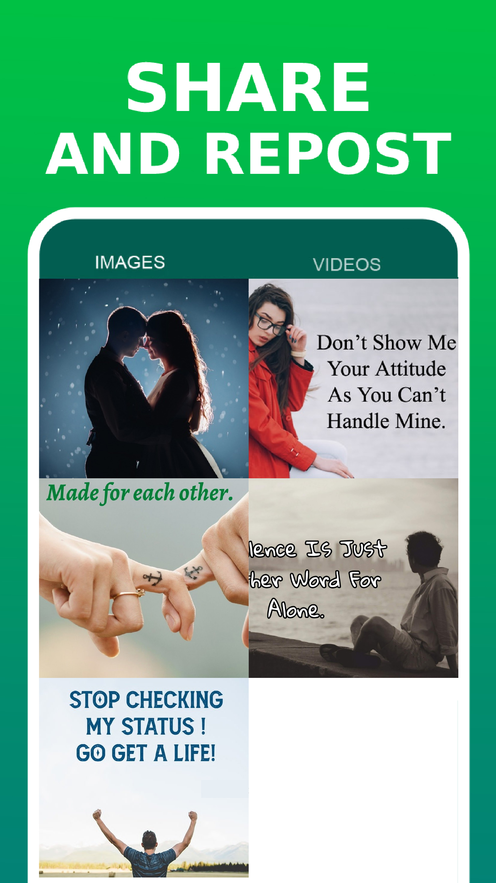 اسکرین شات 3 برنامه Status Saver - Video Saver