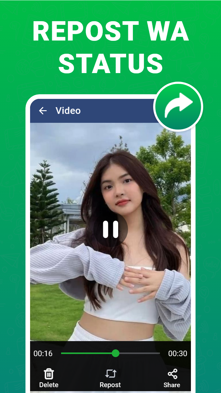اسکرین شات 4 برنامه Status Saver: Video Saver