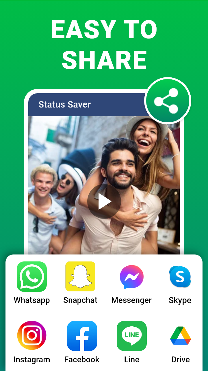 اسکرین شات 3 برنامه Status Saver: Video Saver