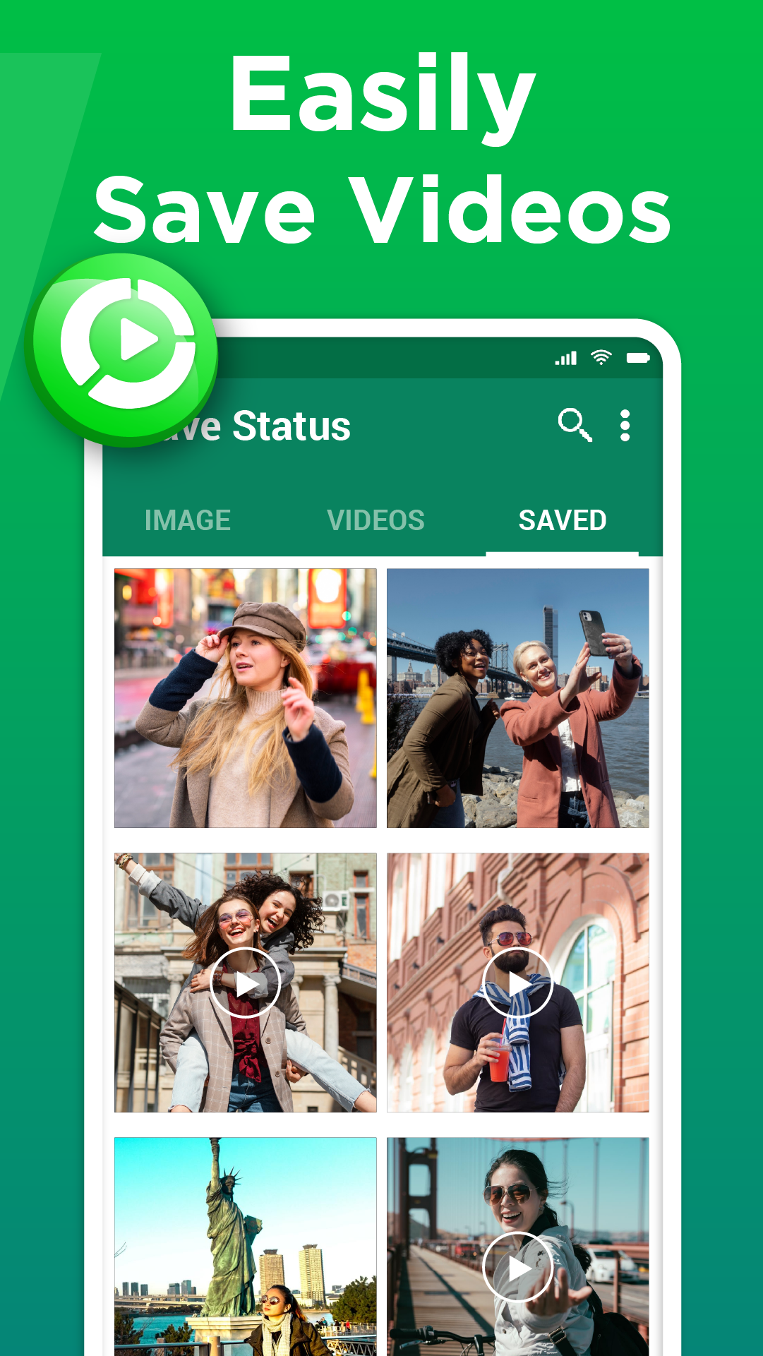 اسکرین شات 2 برنامه Status Saver - Save Status