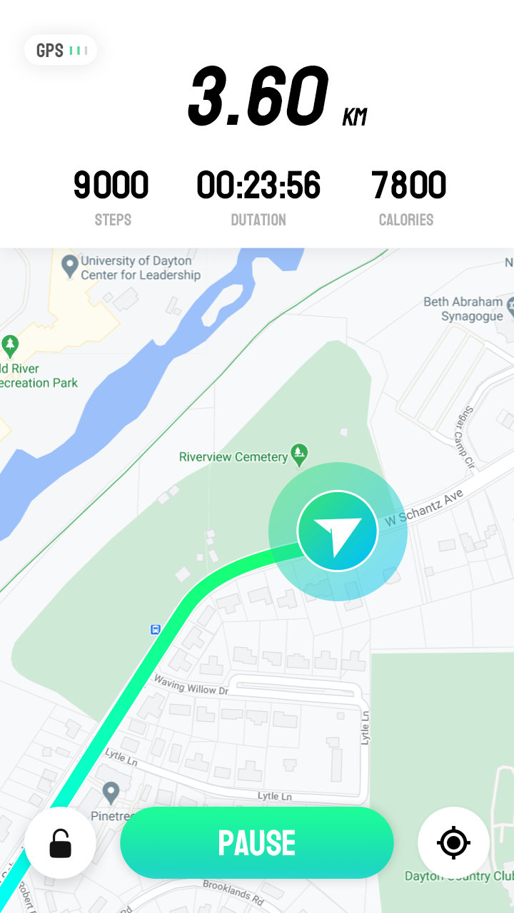 اسکرین شات 4 برنامه Step Tracker - Step Counter