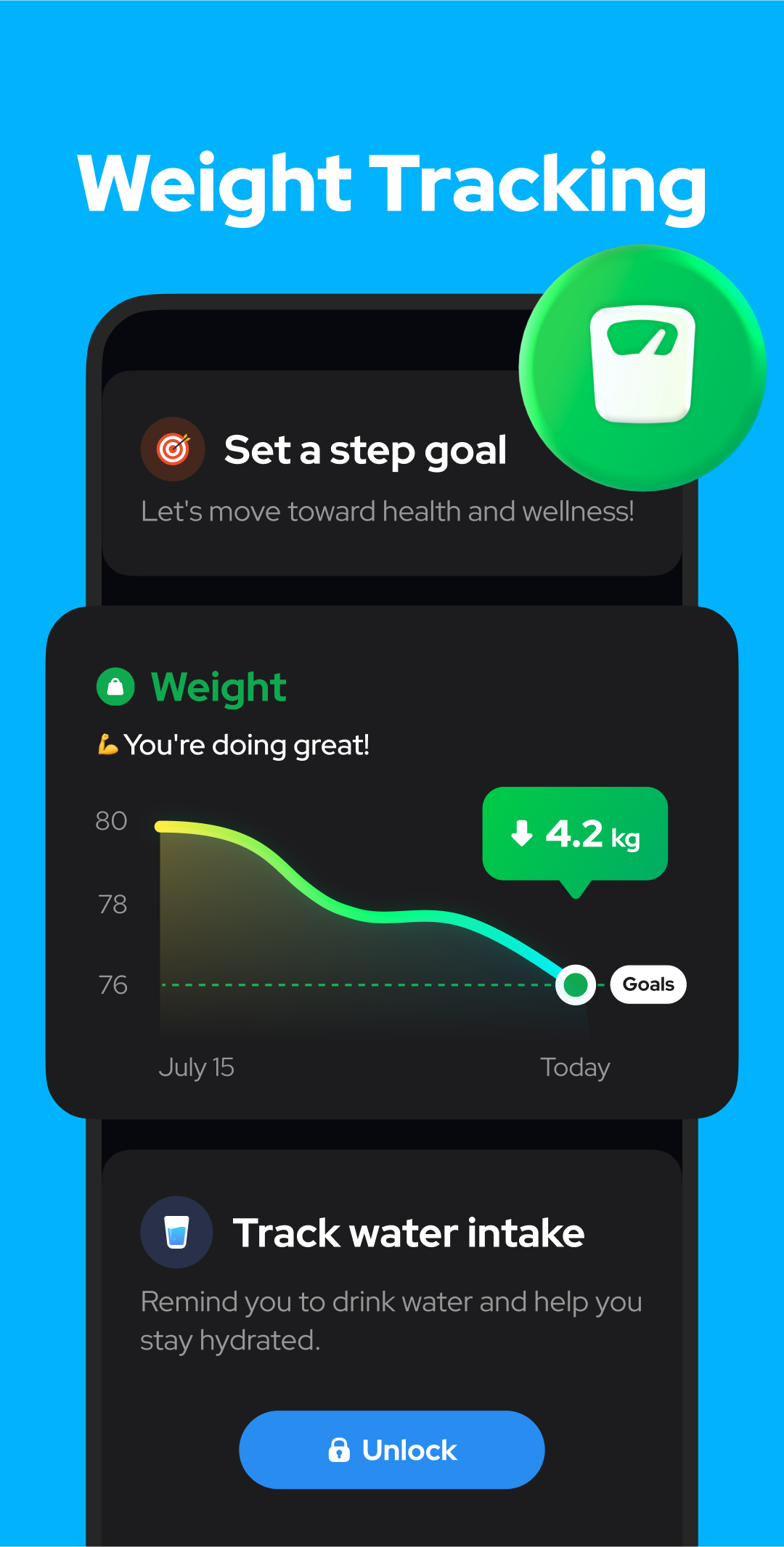 اسکرین شات 5 برنامه Step Counter - Pedometer