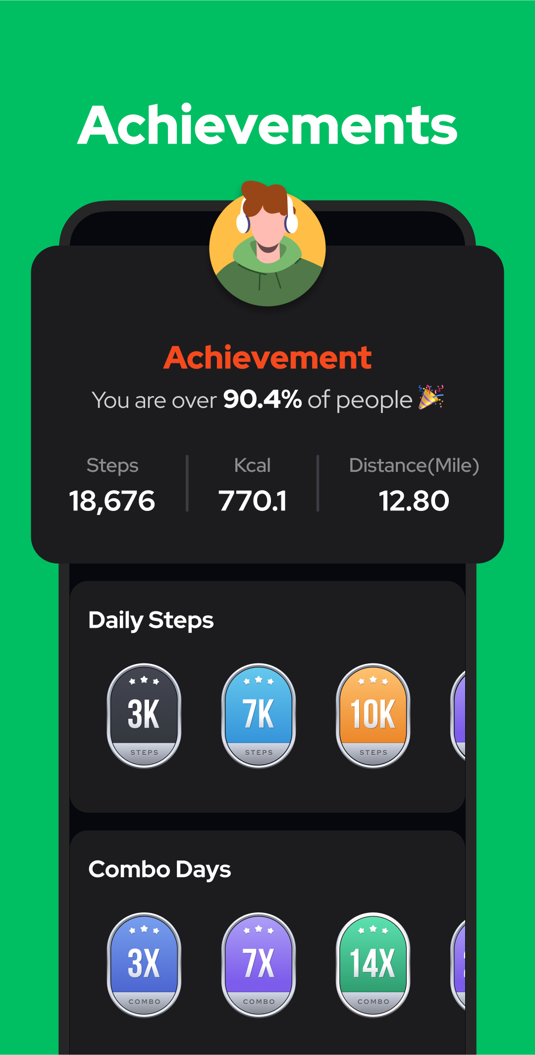 اسکرین شات 7 برنامه Step Counter - Pedometer
