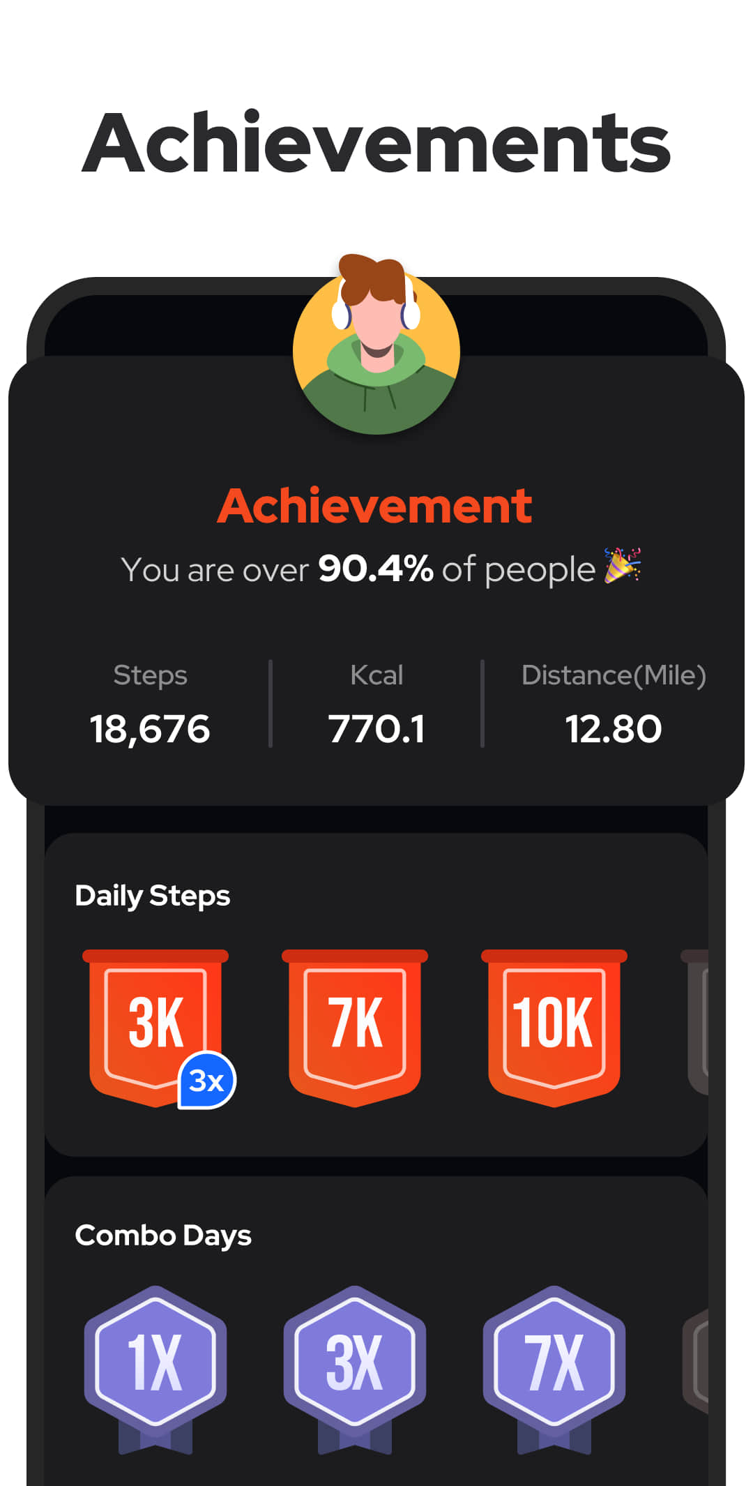 اسکرین شات 5 برنامه Step Counter - Pedometer