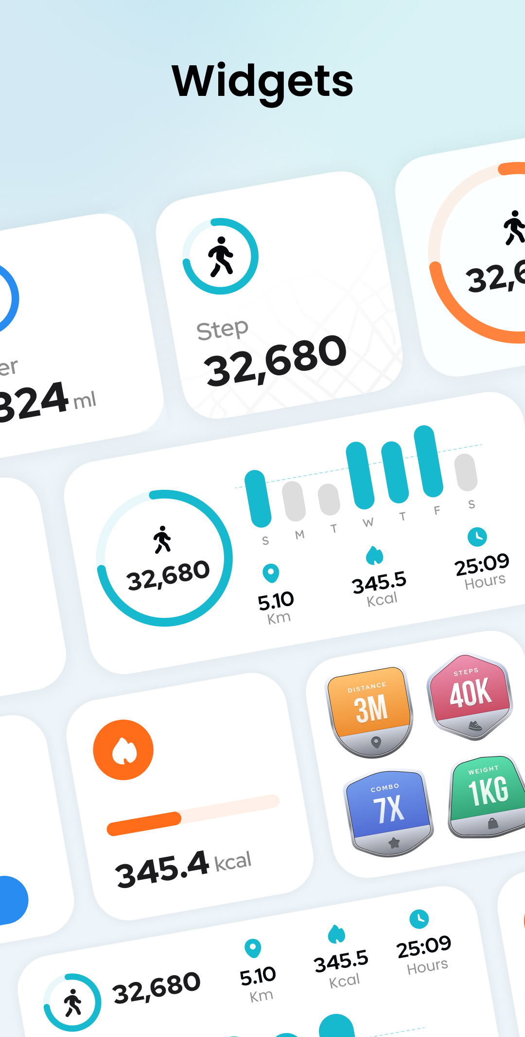 اسکرین شات 6 برنامه Pedometer App - Step Counter