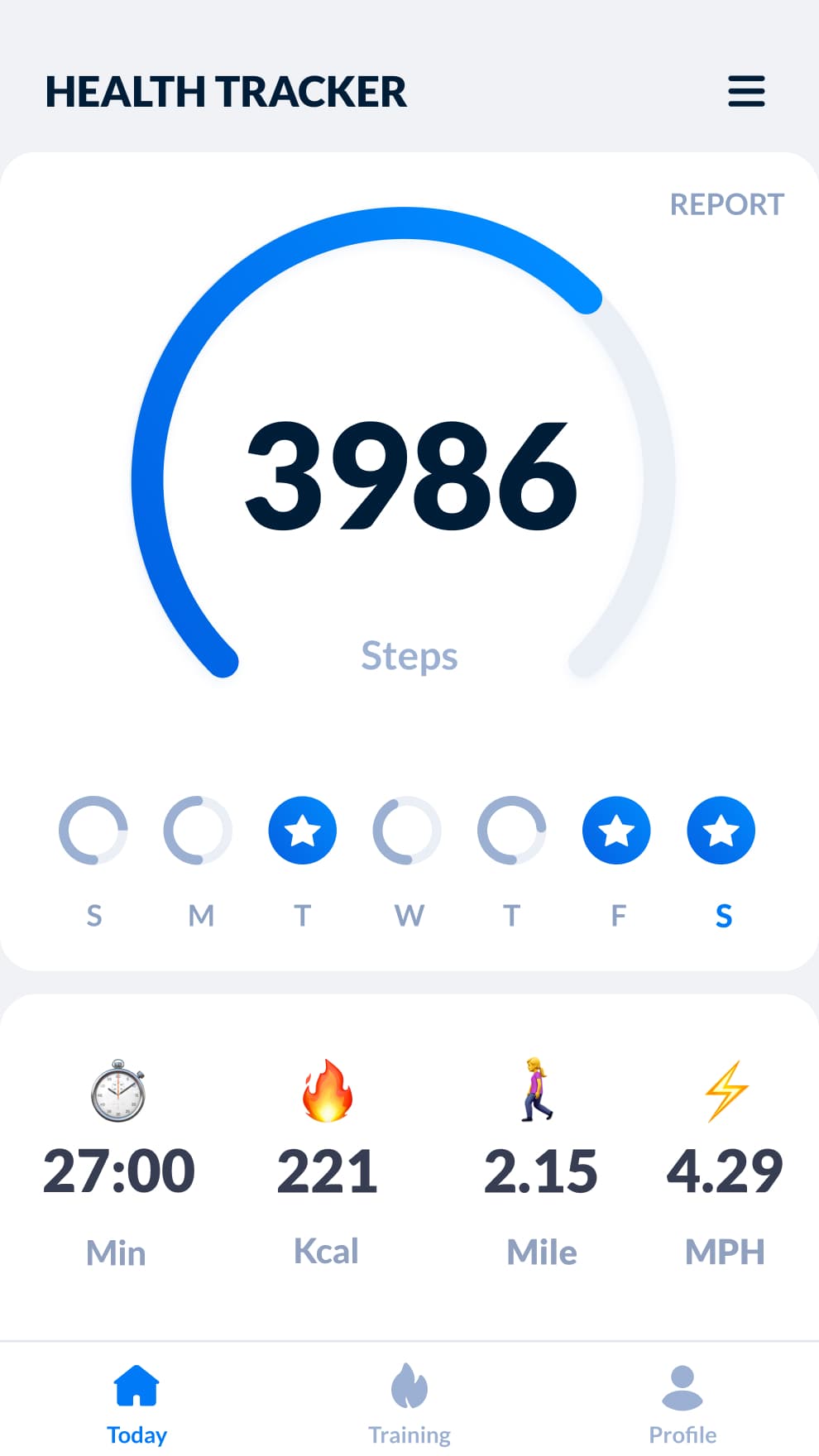 اسکرین شات 2 برنامه Step Tracker – Pedometer